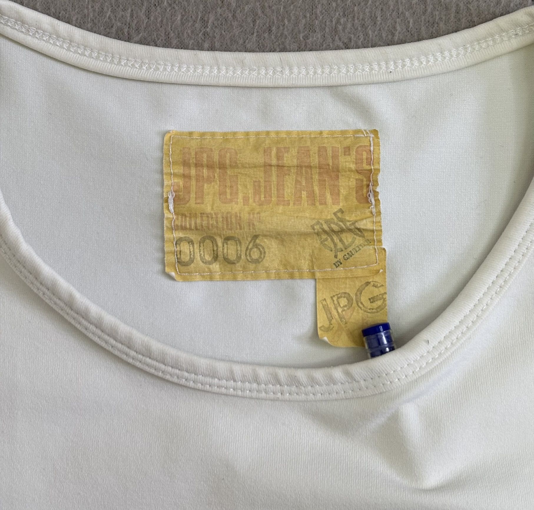 Jean Paul Gaultier Jean Paul Gaultier Jean's T-shirt White Small JPG Jeans Size US S / EU 44-46 / 1 - 14 Thumbnail