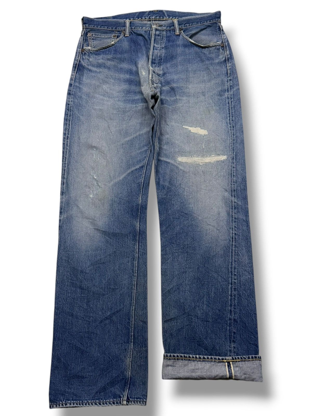 Warehouse & Co. Vintage Warehouse & Co Genus” Japan Selvedge Denim Jeans W34 Size US 34 / EU 50 - 2 Thumbnail