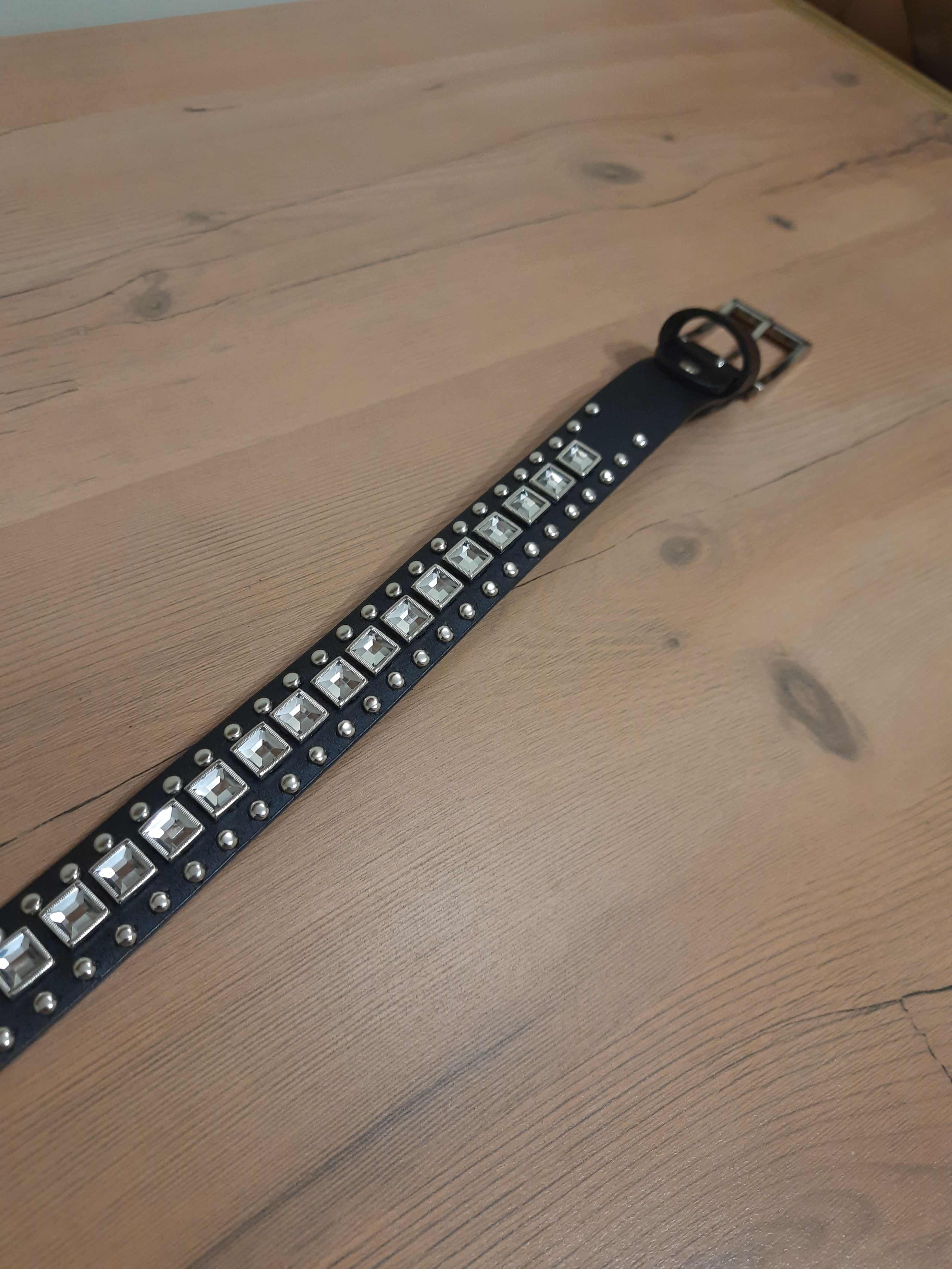 Vera Pelle Vera Pelle Y2k Leather Belt with Studs Straps Size ONE SIZE - 4 Thumbnail