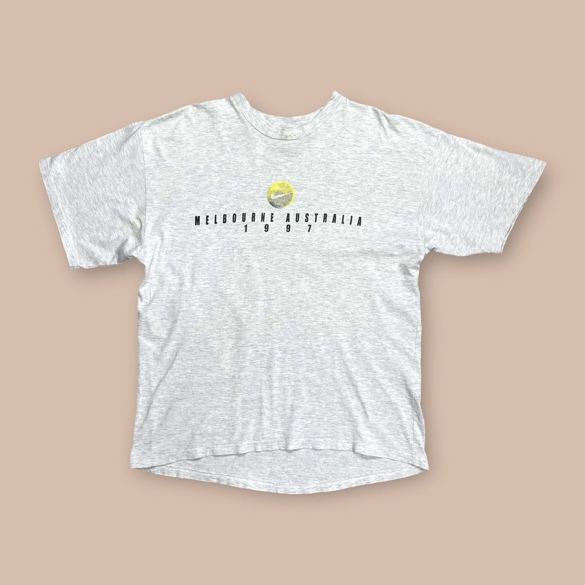 Nike Vintage 90s Nike Andre Agassi "Melbourne Australia 1997" Tee Size US M / EU 48-50 / 2 - 2 Thumbnail