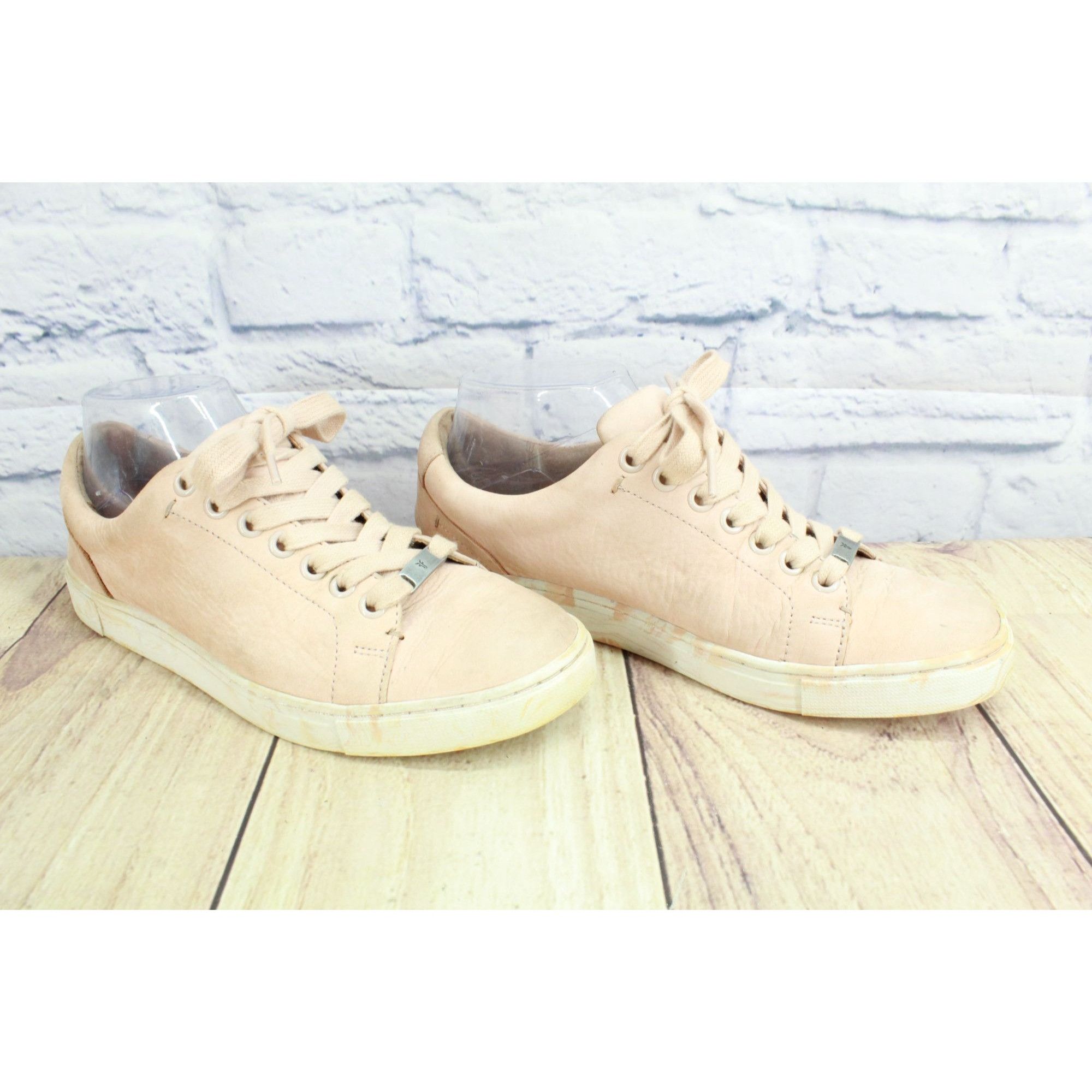 Frye Frye Blush Pink Ivy Leather Low Sneakers Size US 7.5 / IT 37.5 - 2 Thumbnail