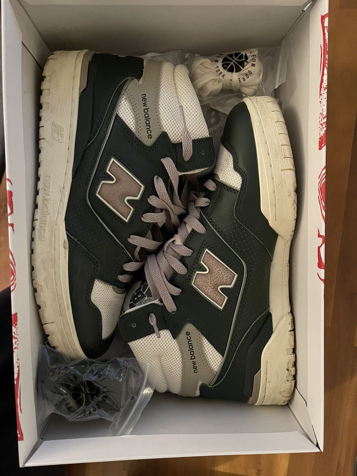 Aime Leon Dore x New balance P650R Botanical Green