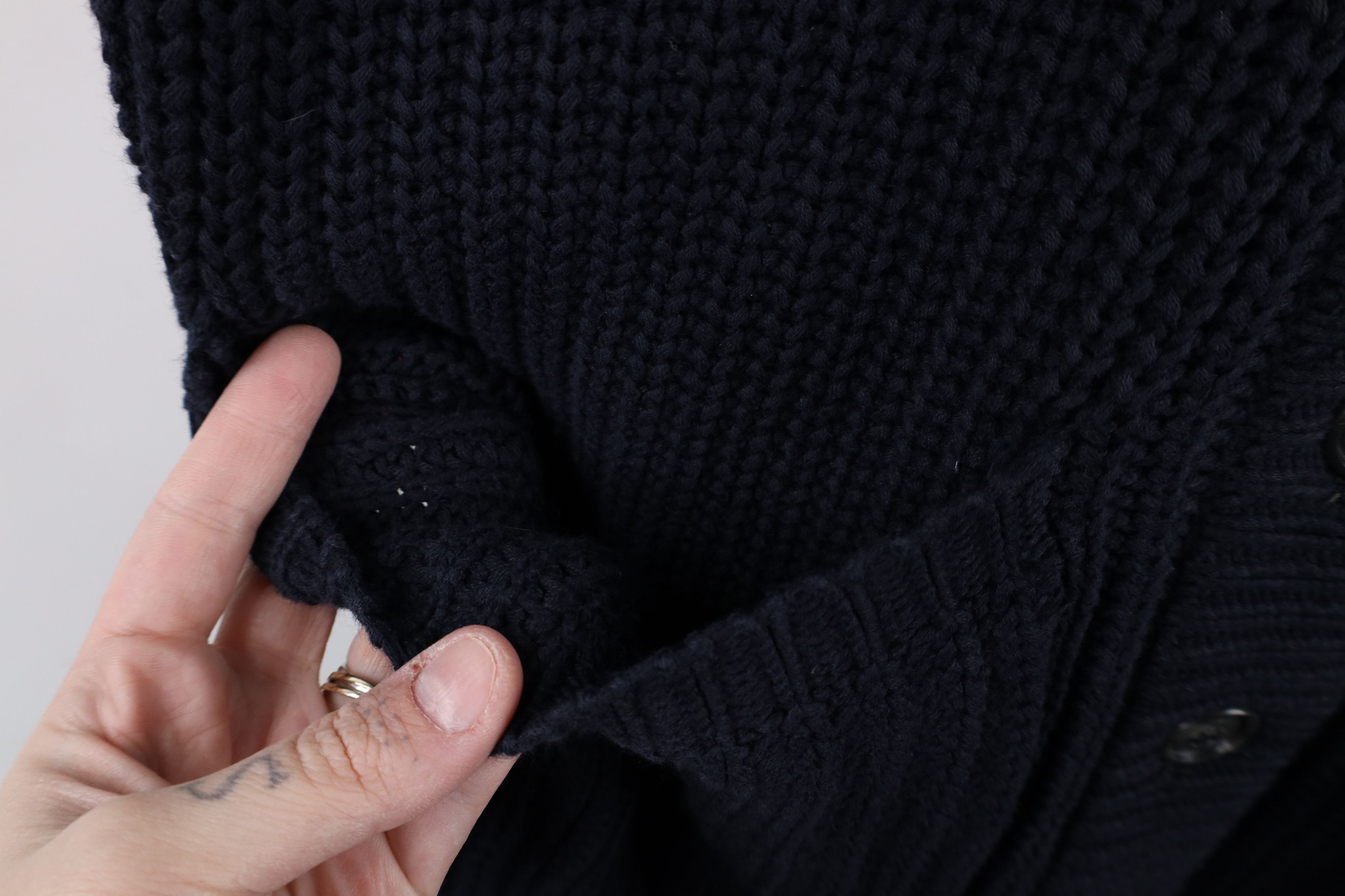 Vintage Vintage 90s Streetwear Fit Ribbed Knit Cardigan Sweater Size M / US 6-8 / IT 42-44 - 7 Thumbnail