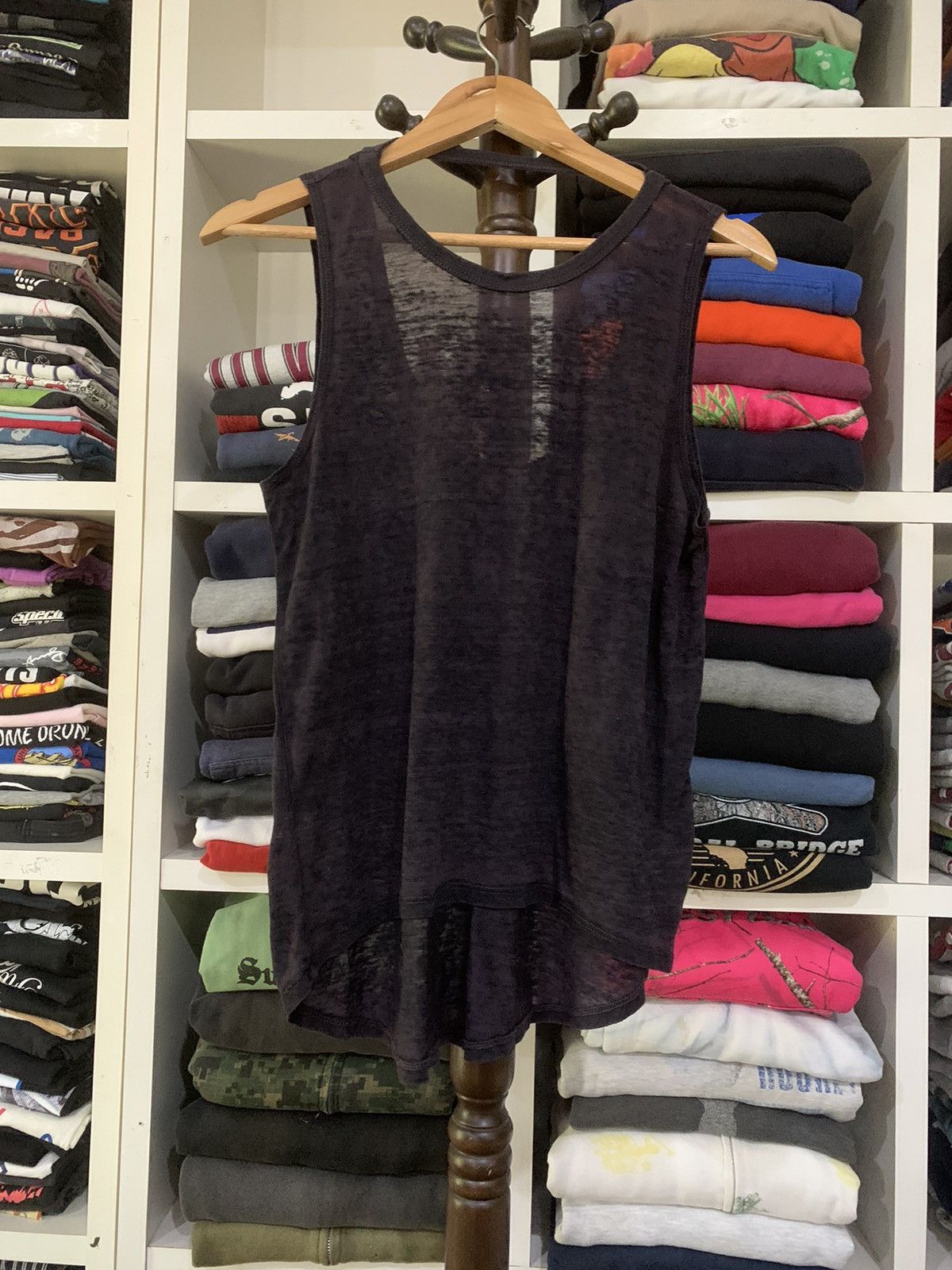 image of Made In USA Pam & Gela Tank Top in Black, Men's (Size Small)