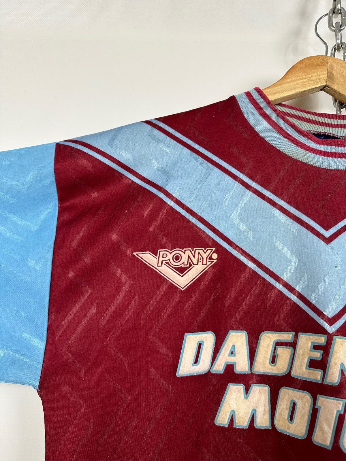 PONY 1993/1995 Vintage West Ham United Pony Home Soccer Jersey Size US M / EU 48-50 / 2 - 11 Thumbnail
