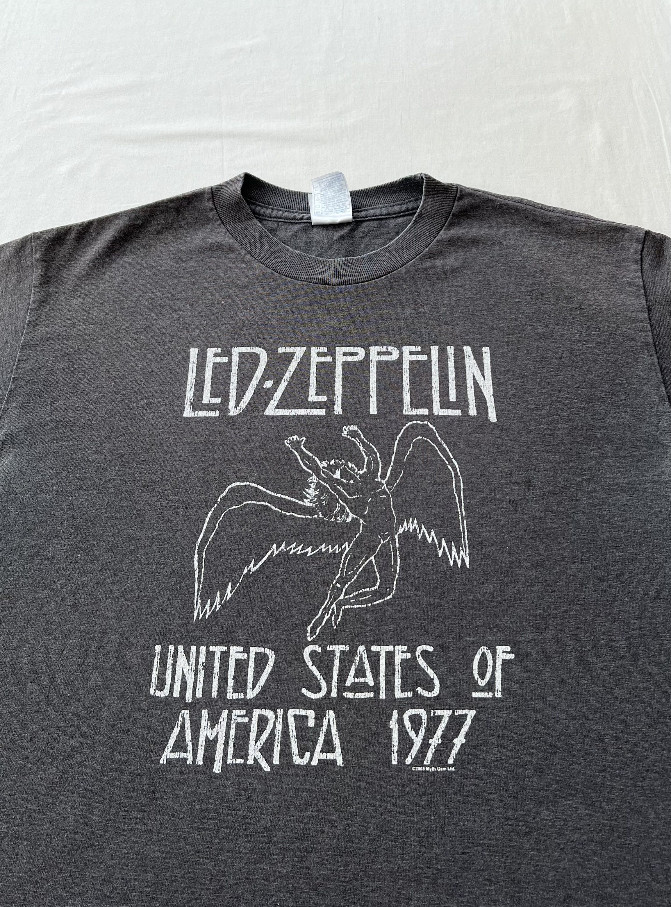 Band Tees Vintage 2003 Led Zeppelin United States of America T-shirt Size US M / EU 48-50 / 2 - 3 Thumbnail