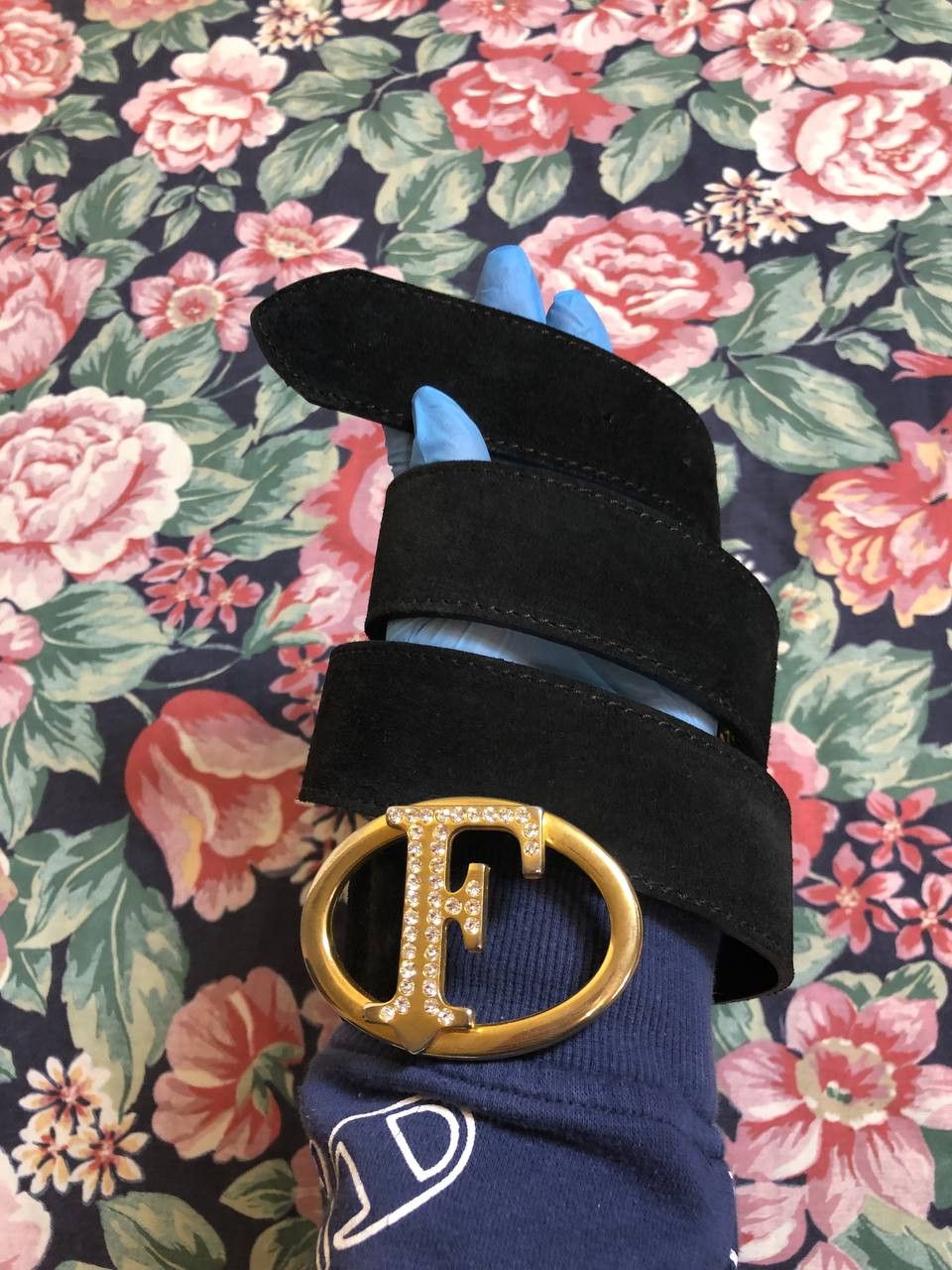 Just Cavalli Just Cavalli Black Patent Leather Logo Belt Buckle Size ONE SIZE - 14 Thumbnail
