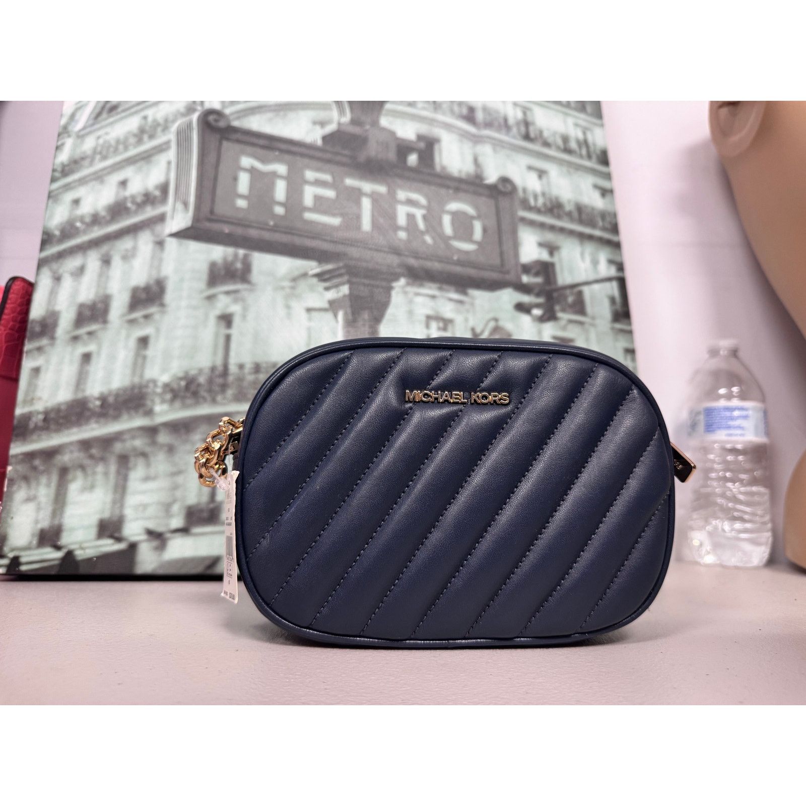 Michael Kors Michael Kors 35S1GX0C1U Rose Small Oval Camera IN Black Size ONE SIZE - 5 Thumbnail