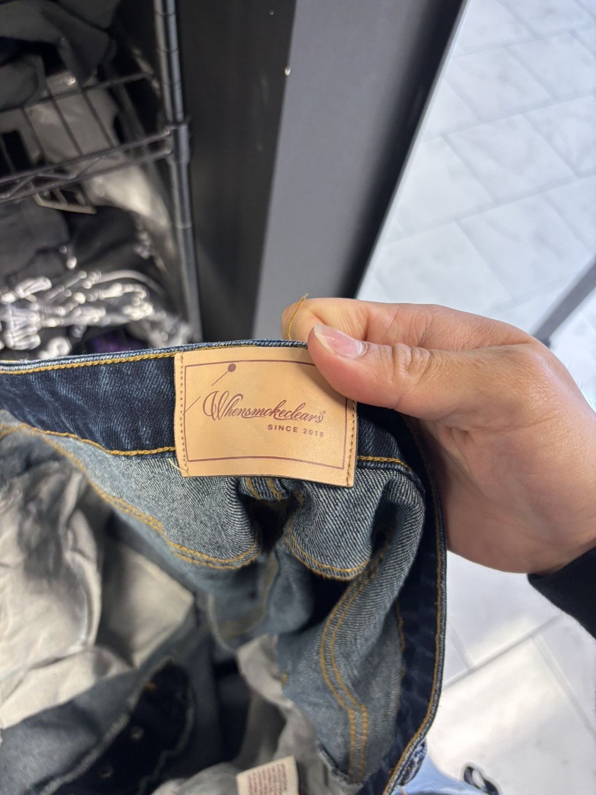 Whensmokeclears When smoke clear jean shorts applique pearl Size US 38 / EU 54 - 7 Thumbnail