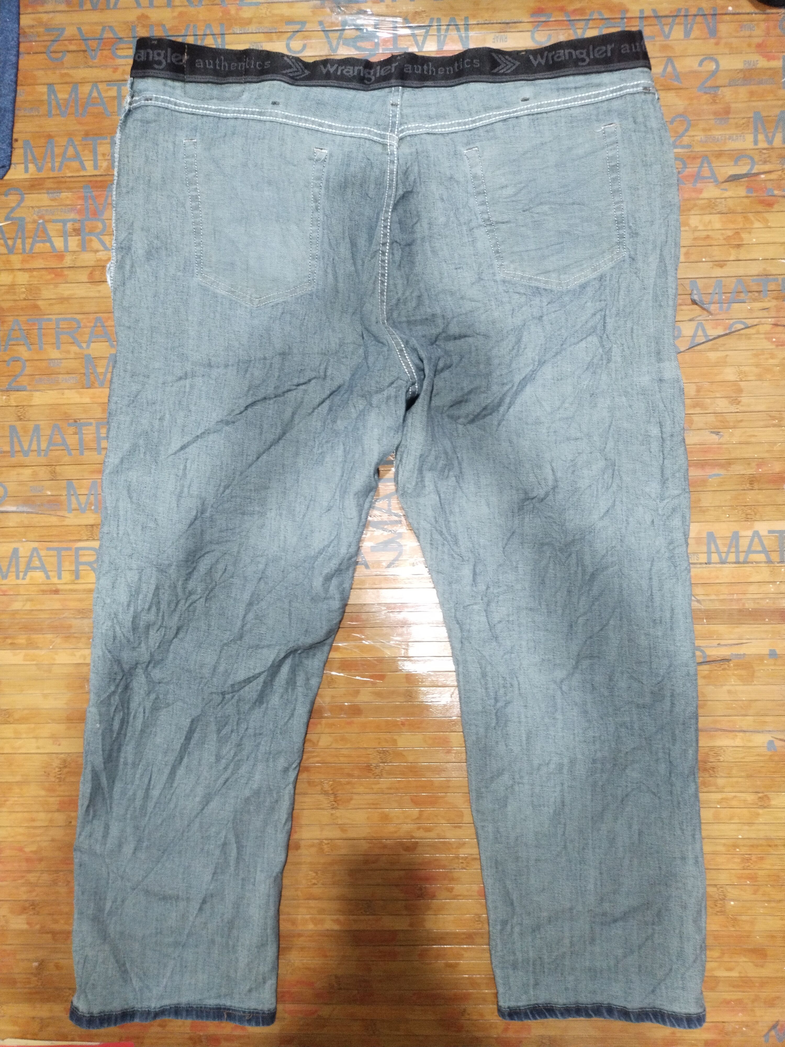 Vintage × Wrangler Jeans Wrangler authentics Est 1947 "Stretch" Sz 42" Size US 42 / EU 58 - 14 Thumbnail