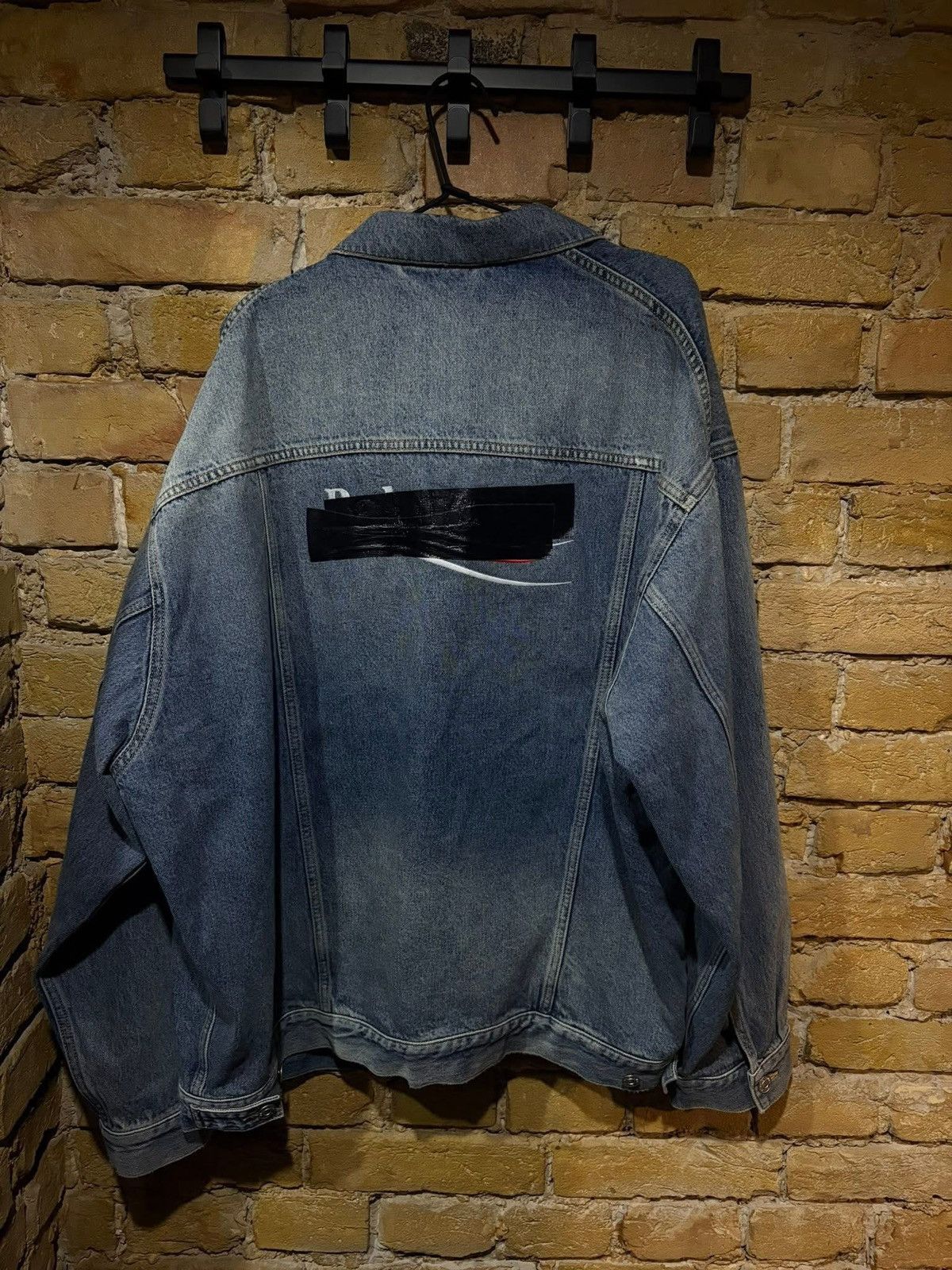 Gaffer logo denim jacket