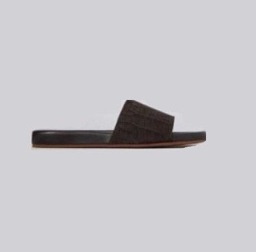 image of Loro Piana O1W1Db10224 Slippers In Brown, Men's (Size 12)