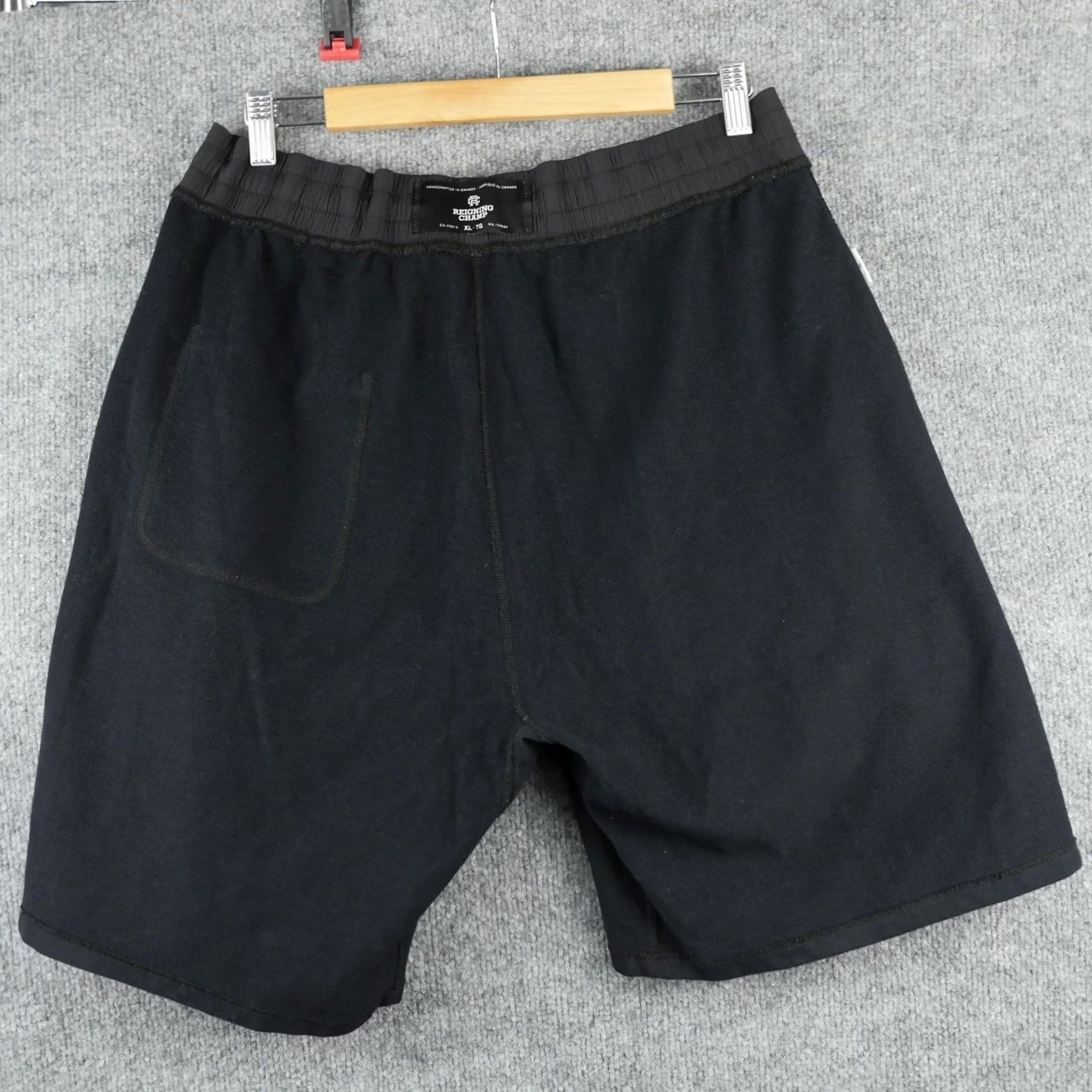Reigning Champ Reigning Champ Sweat Shorts Mens XL Black French Terry Nylon Pockets Athletic Size US 36 / EU 52 - 7 Thumbnail