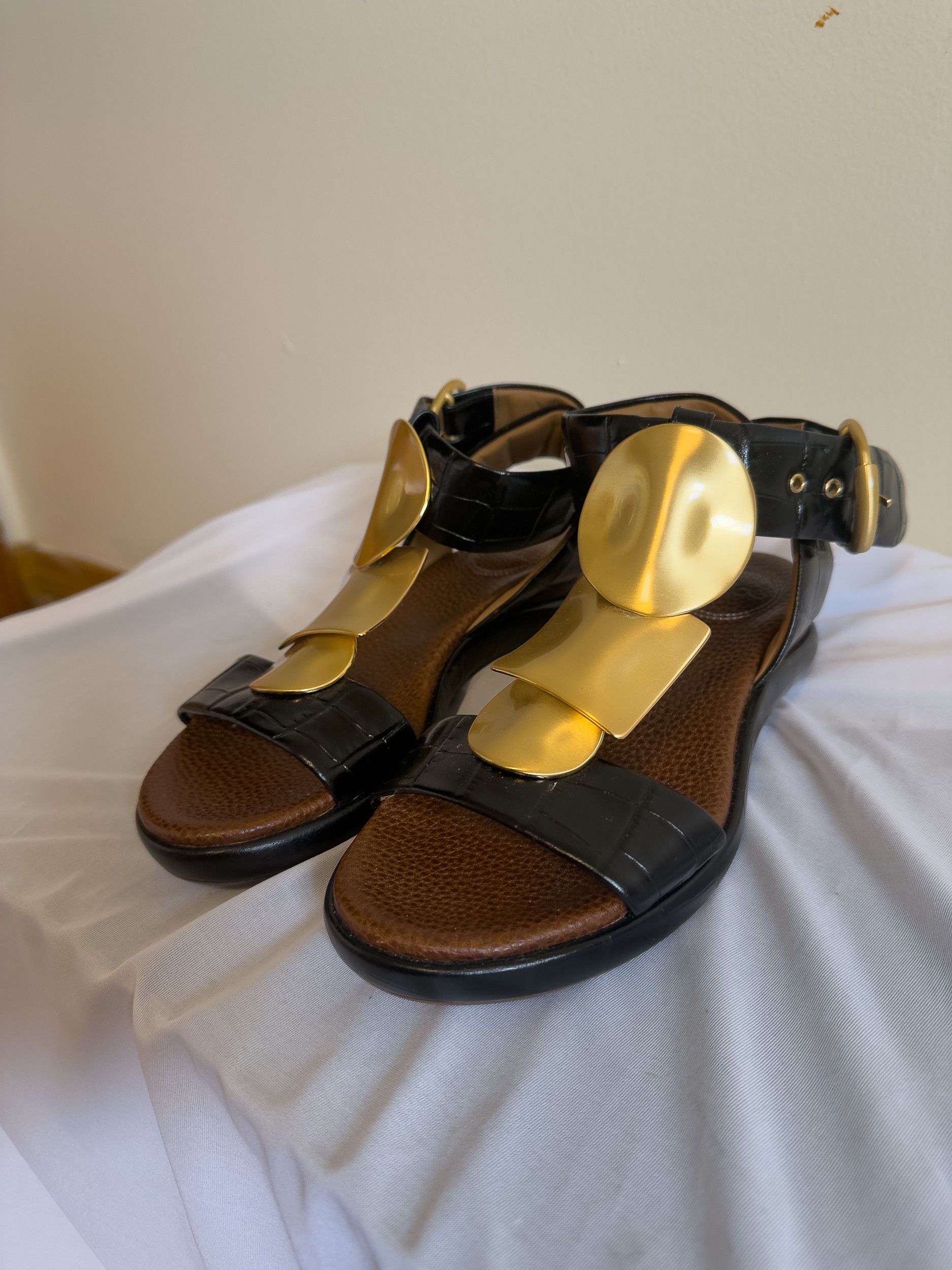 Chloe Women's Wanda Flat Sandals Size US 5 / IT 35 - 2 Thumbnail