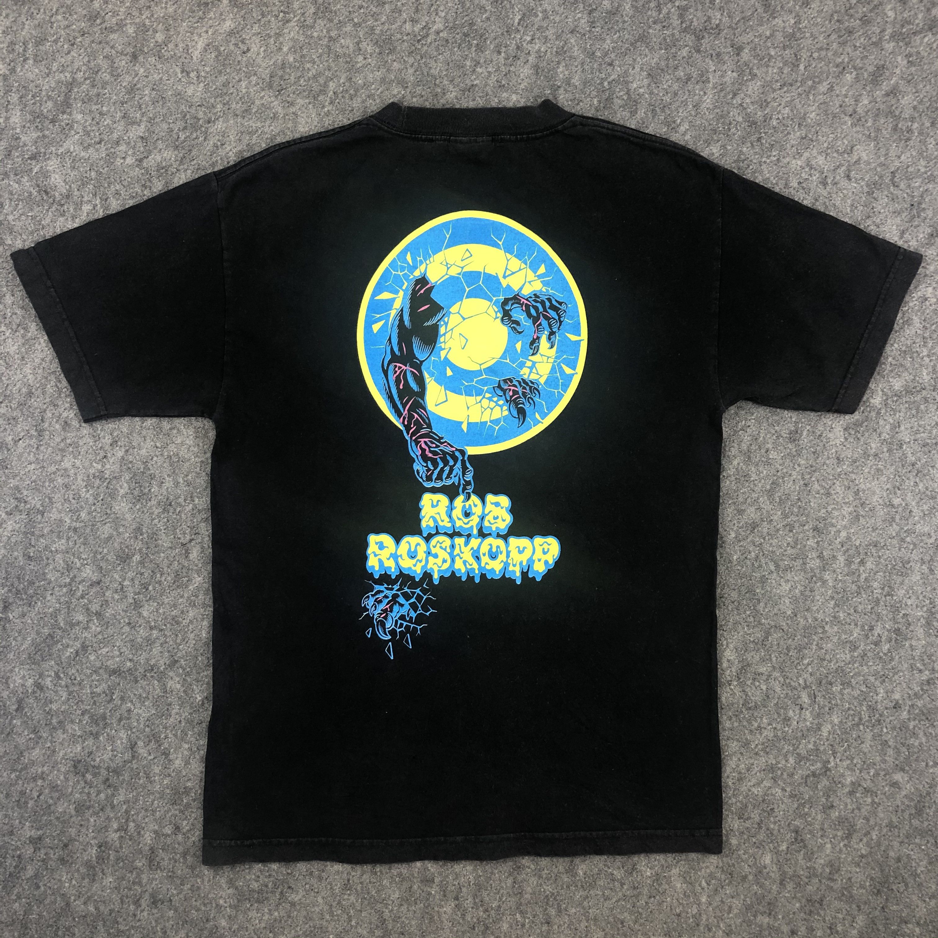 90’s ビンテージ santa cruz Rob Roskopp T NHS Santa Cruz Skateboards Vintage 90's NHS Santa Cruz - Rob