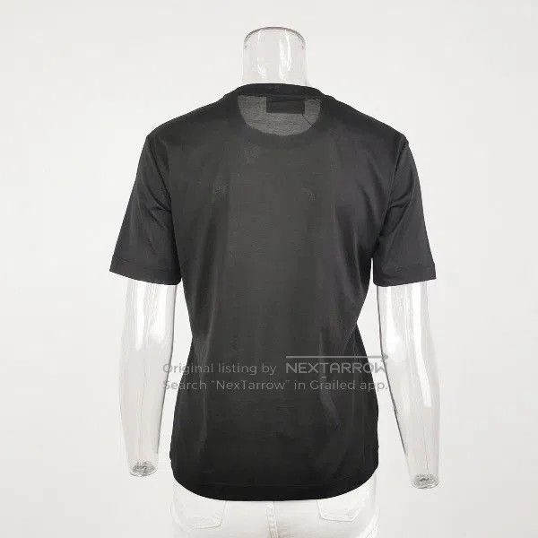 Prada Prada Black Cotton Round Neck T-Shirt. Size US S / EU 44-46 / 1 - 3 Thumbnail
