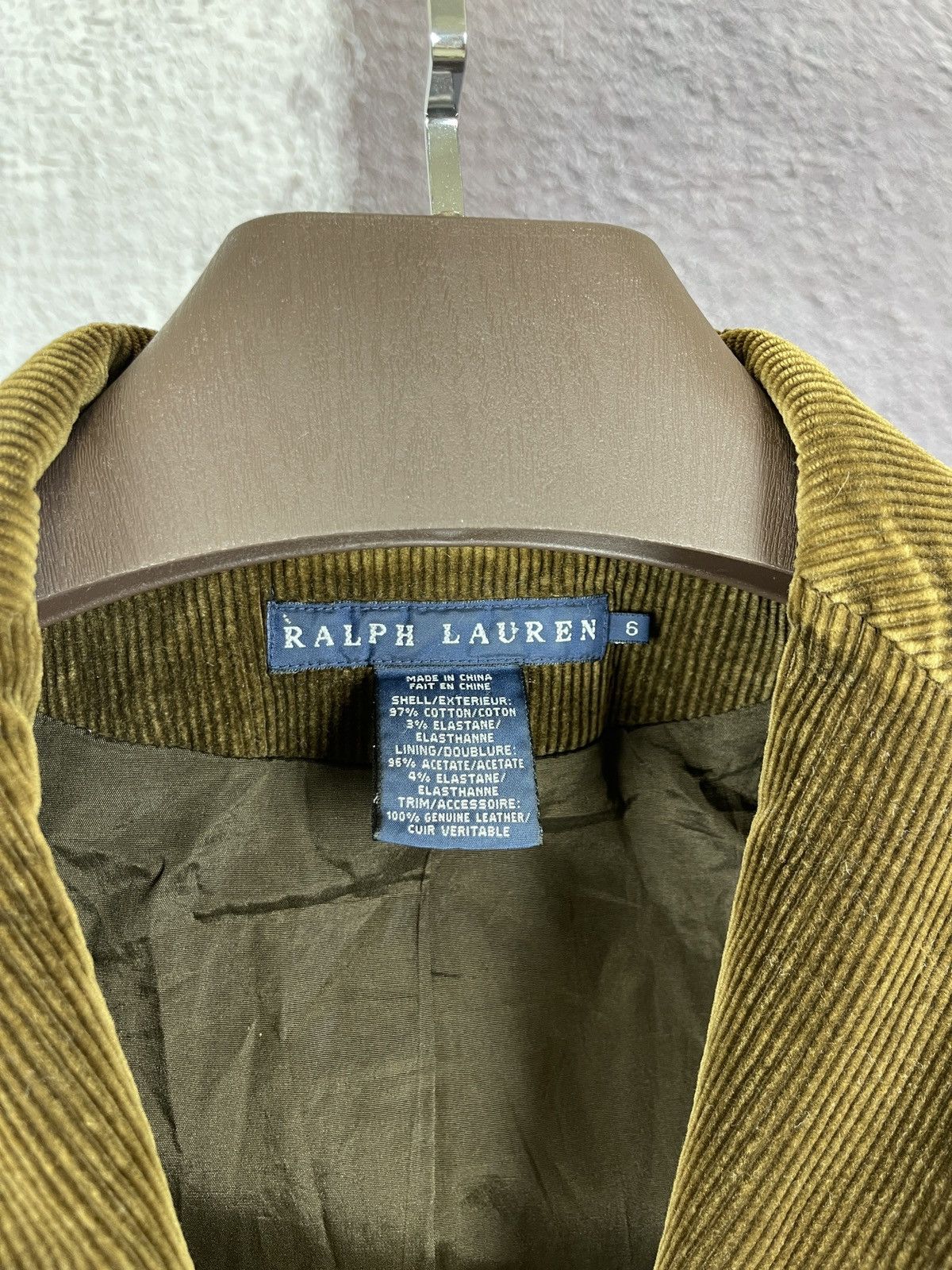 Polo Ralph Lauren Polo Ralph Lauren vintage corduroy blazer jacket leza trim Size M / US 6-8 / IT 42-44 - 8 Thumbnail