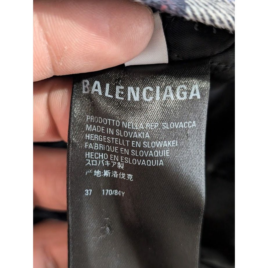 Balenciaga o1rshd1 Logo Shirt in Multicolor Size US XS / EU 42 / 0 - 19 Thumbnail