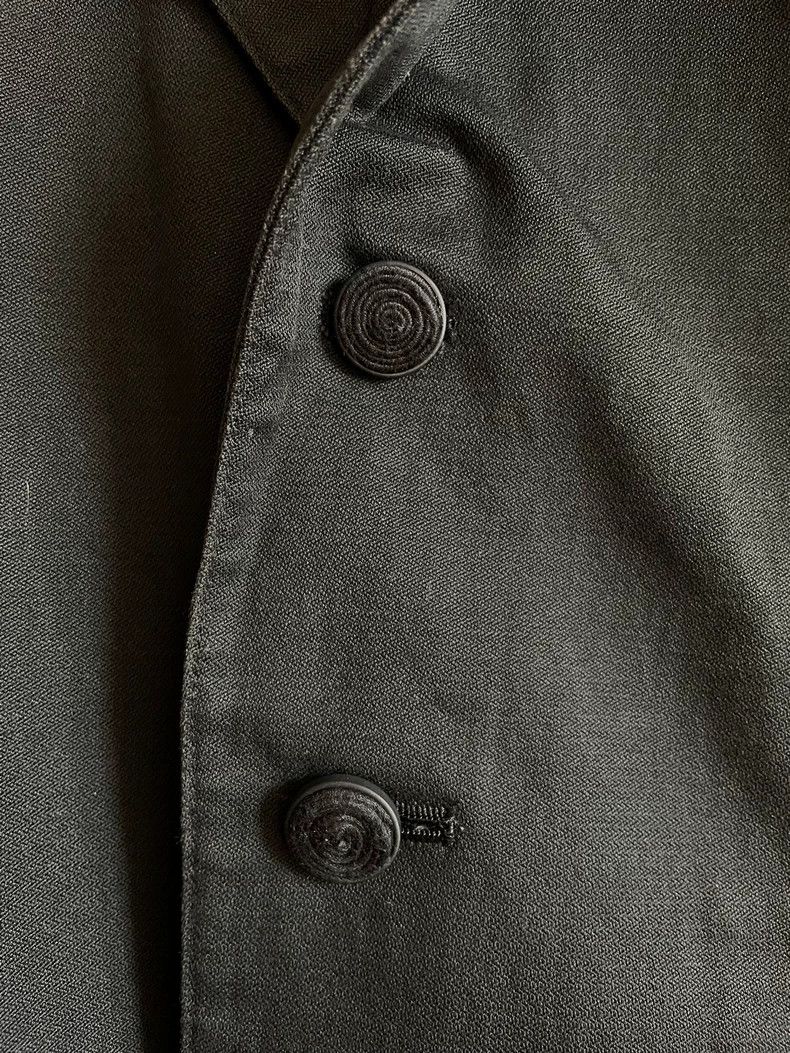 Issey Miyake issey miyake size:L Black washed cotton suit jacket Size 34R - 6 Thumbnail