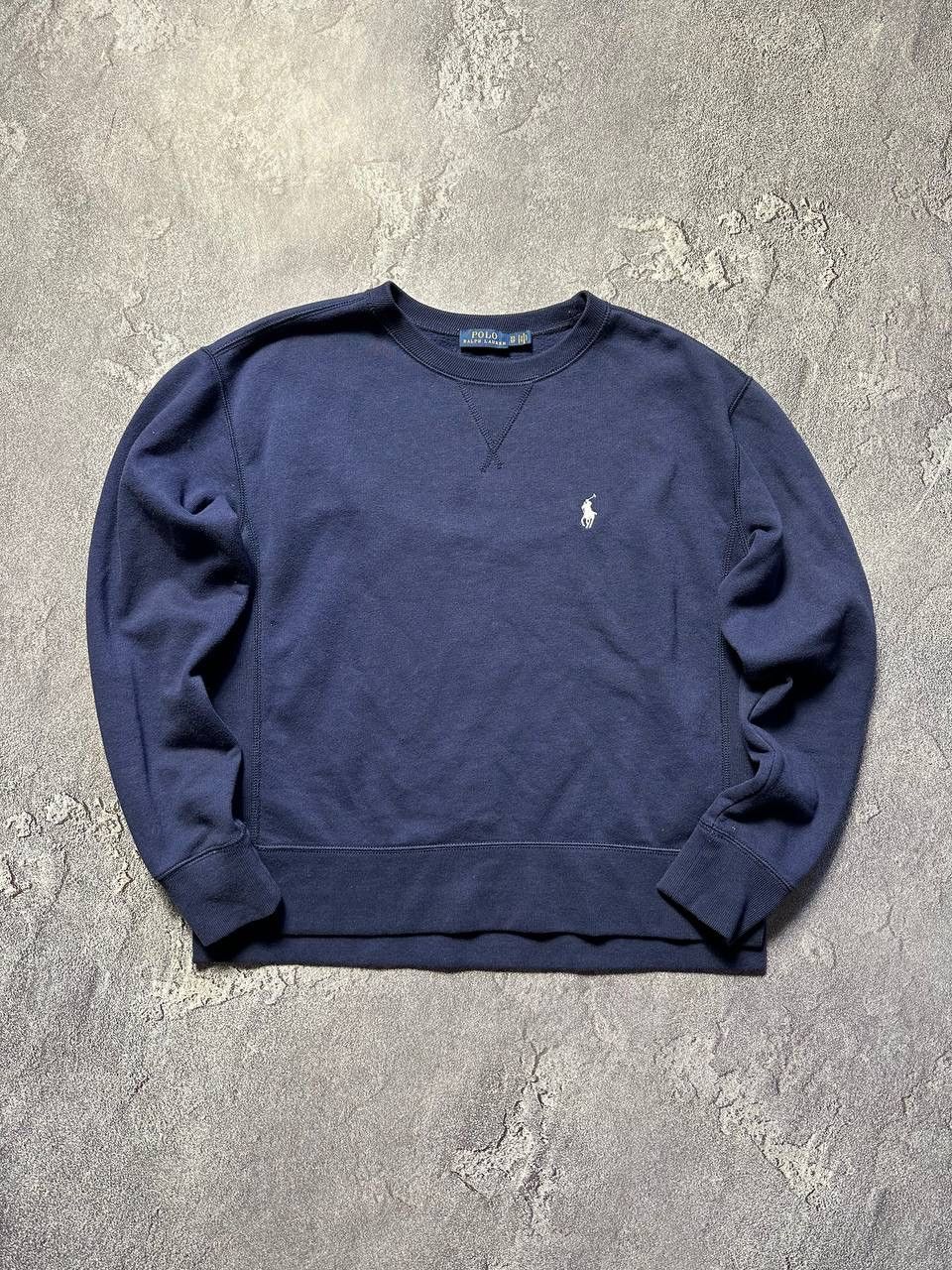 Polo Ralph Lauren × Vintage Polo Ralph Lauren Sweatshirt Blue Size XS Size XS / US 0-2 / IT 36-38 - 1 Thumbnail