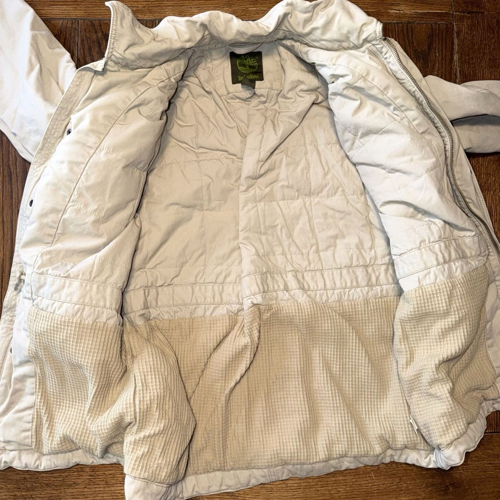 Timberland VINTAGE Timberland Work Jacket Canvas Men’s Large Embroidered Logo 90’s Beige L Mens Size US L / EU 52-54 / 3 - 4 Thumbnail