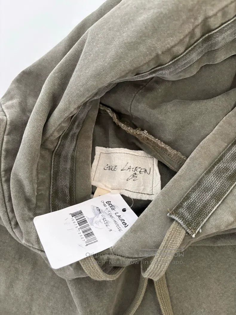 Greg Lauren Greg Lauren Hooded Cotton Canvas Sweatshirt Size US L / EU 52-54 / 3 - 6 Thumbnail