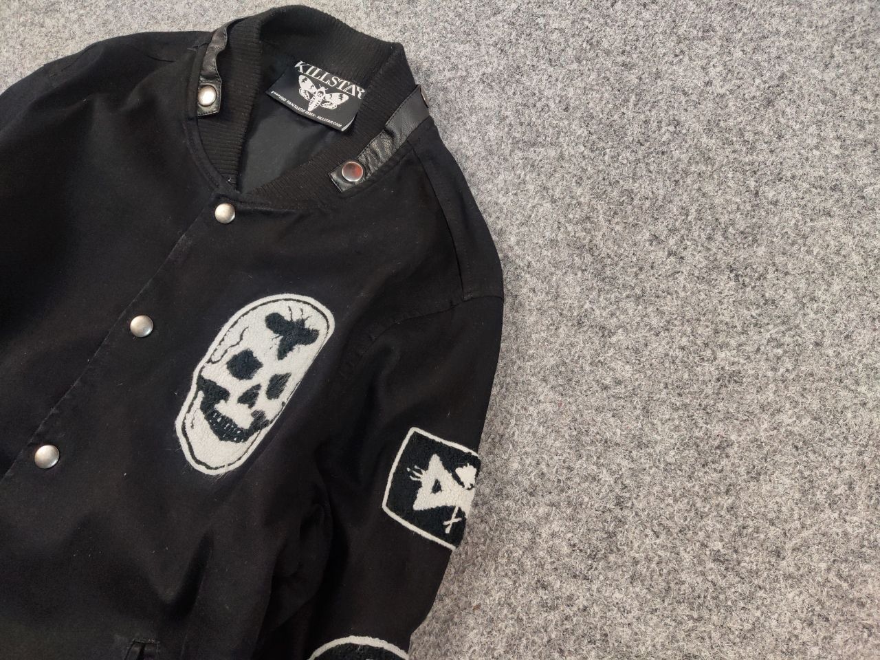 Killstar Killstar Bomber Logo Gothic Avant Garde Skeleton Jacket Size US S / EU 44-46 / 1 - 4 Thumbnail