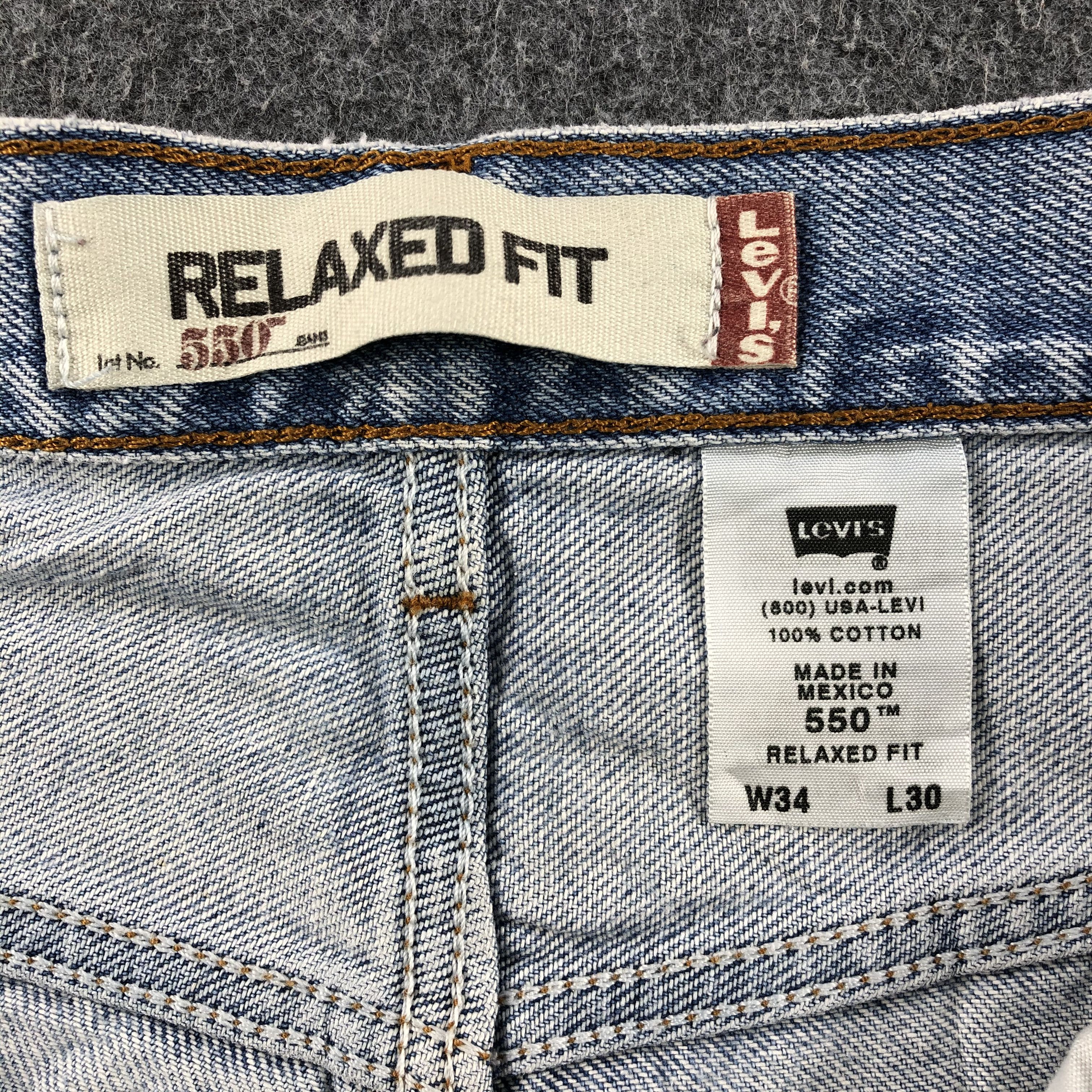 Levi's Vintage Levis 550 Relaxed Fit Jeans-J1026 Size US 34 / EU 50 - 10 Thumbnail
