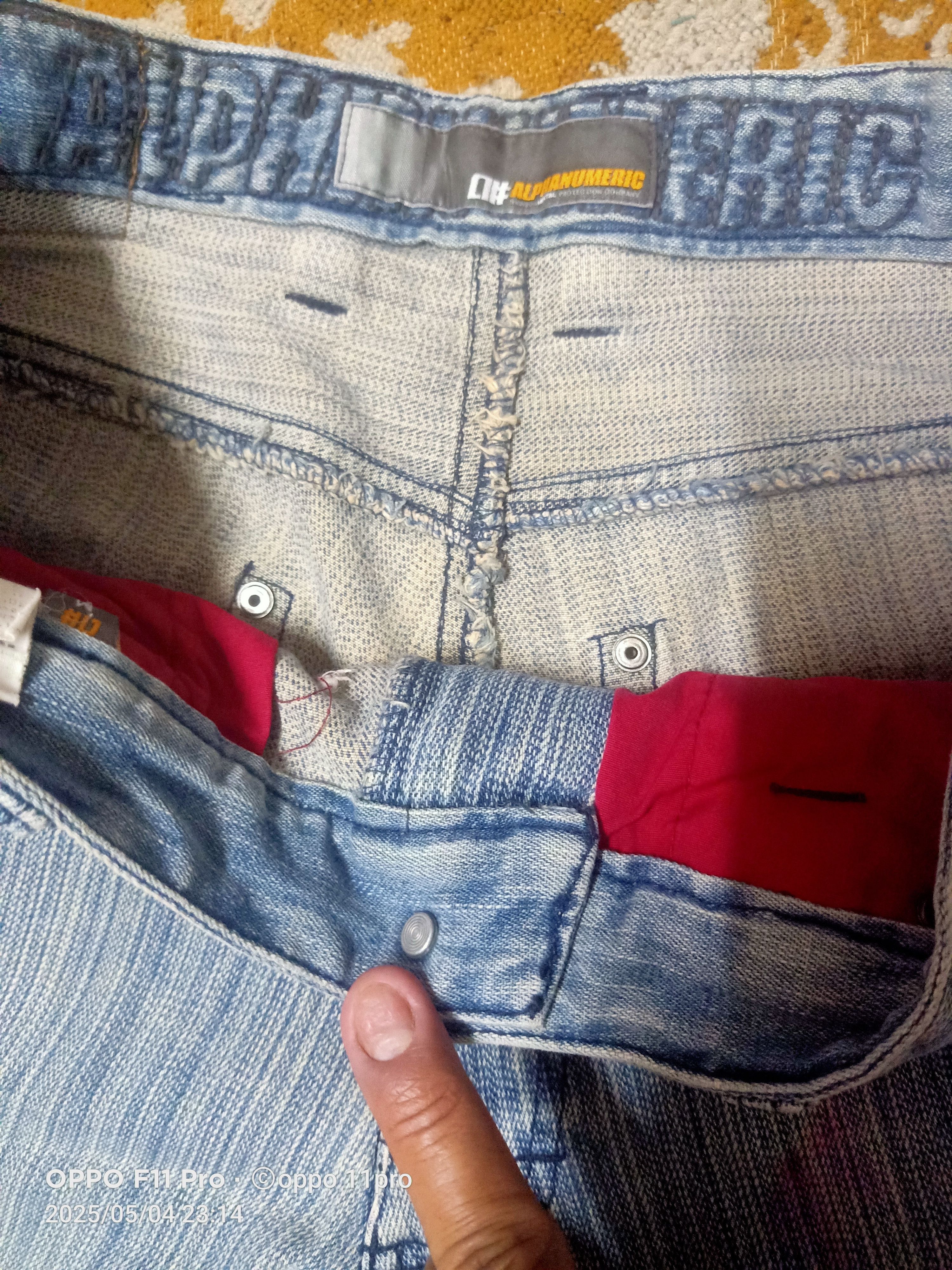 Alphanumeric × If Six Was Nine Vintage Alphanumeric Flare Denim Hickory Denim Size US 34 / EU 50 - 8 Thumbnail