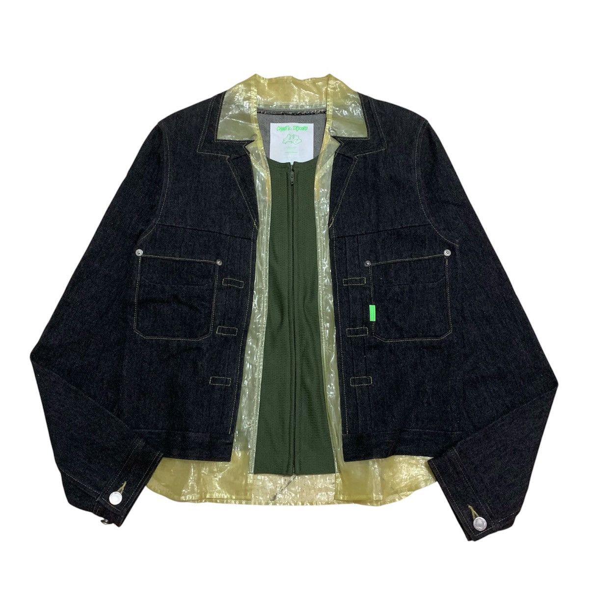 希少 UNDERCOVER LAYERED INSIDE OUT JACKET Undercover Layered denim jacket SS12 | Grailed