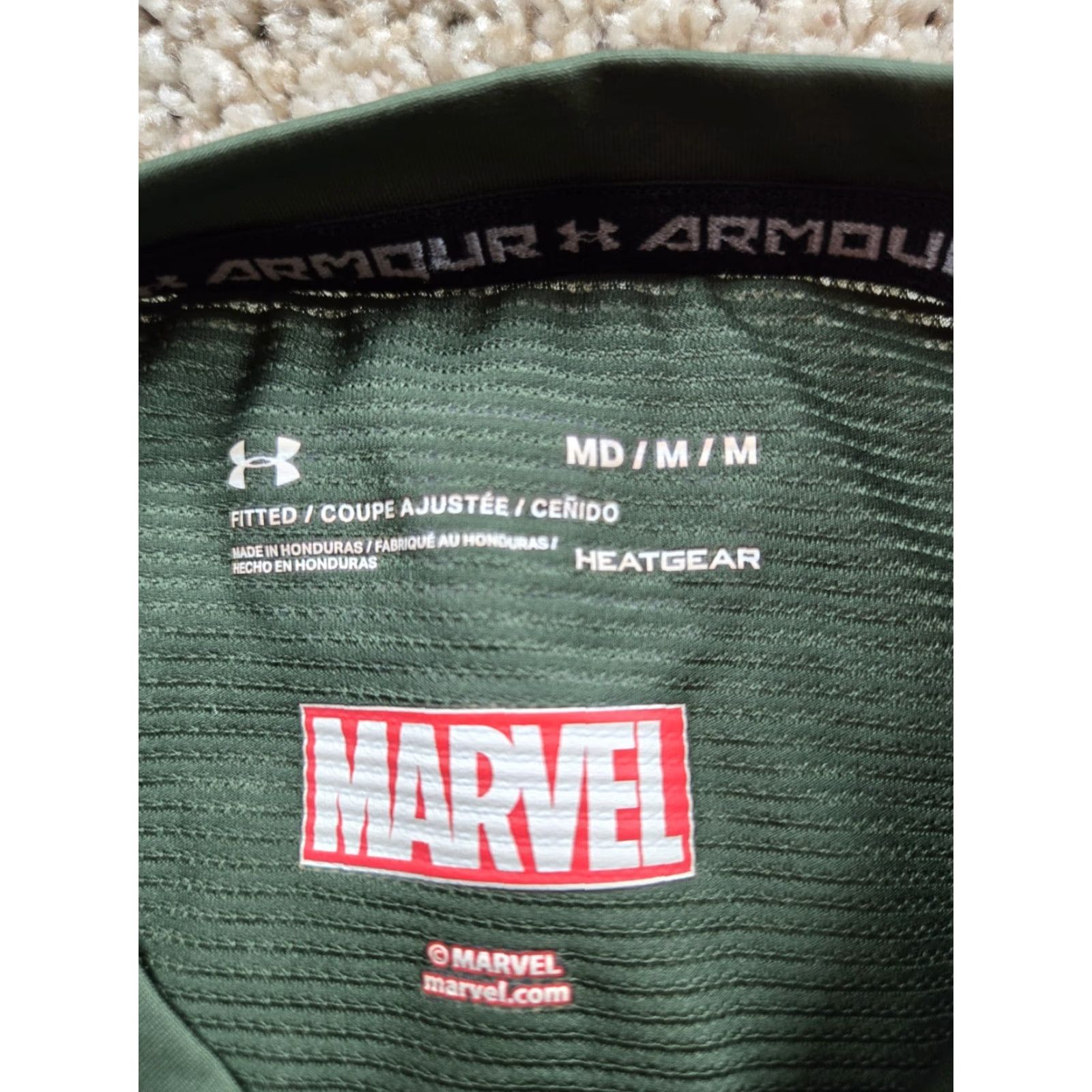 Under Armour Under Armour Hulk Shirt Mens M Green HeatGear Tee Marvel Graphic Print Short Sleeve Athletic Brand Logo Size US M / EU 48-50 / 2 - 4 Thumbnail