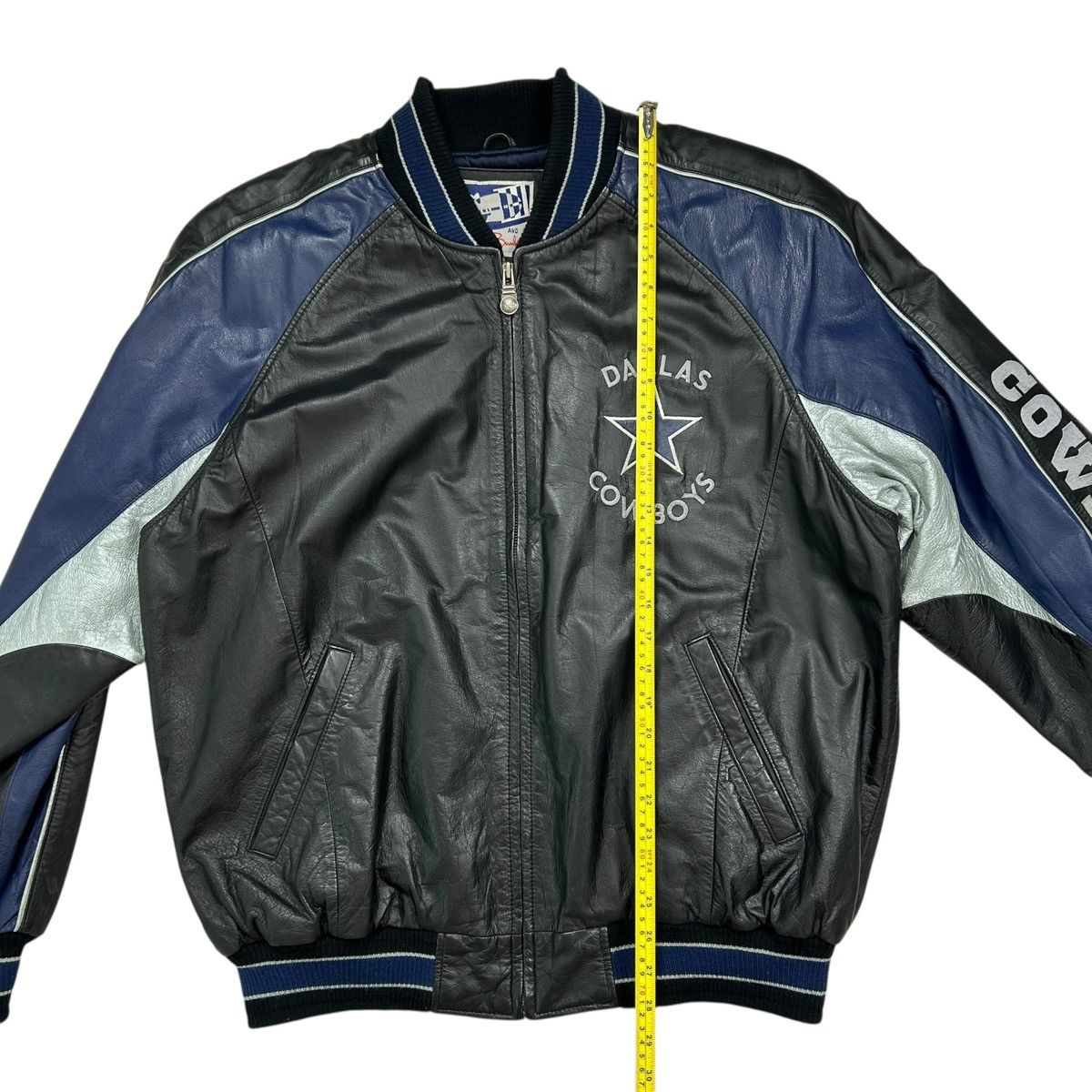 NFL VTG 90s NFL DALLAS COWBOYS CARL BANKS G-III LEATHER JACKET Size US L / EU 52-54 / 3 - 10 Thumbnail