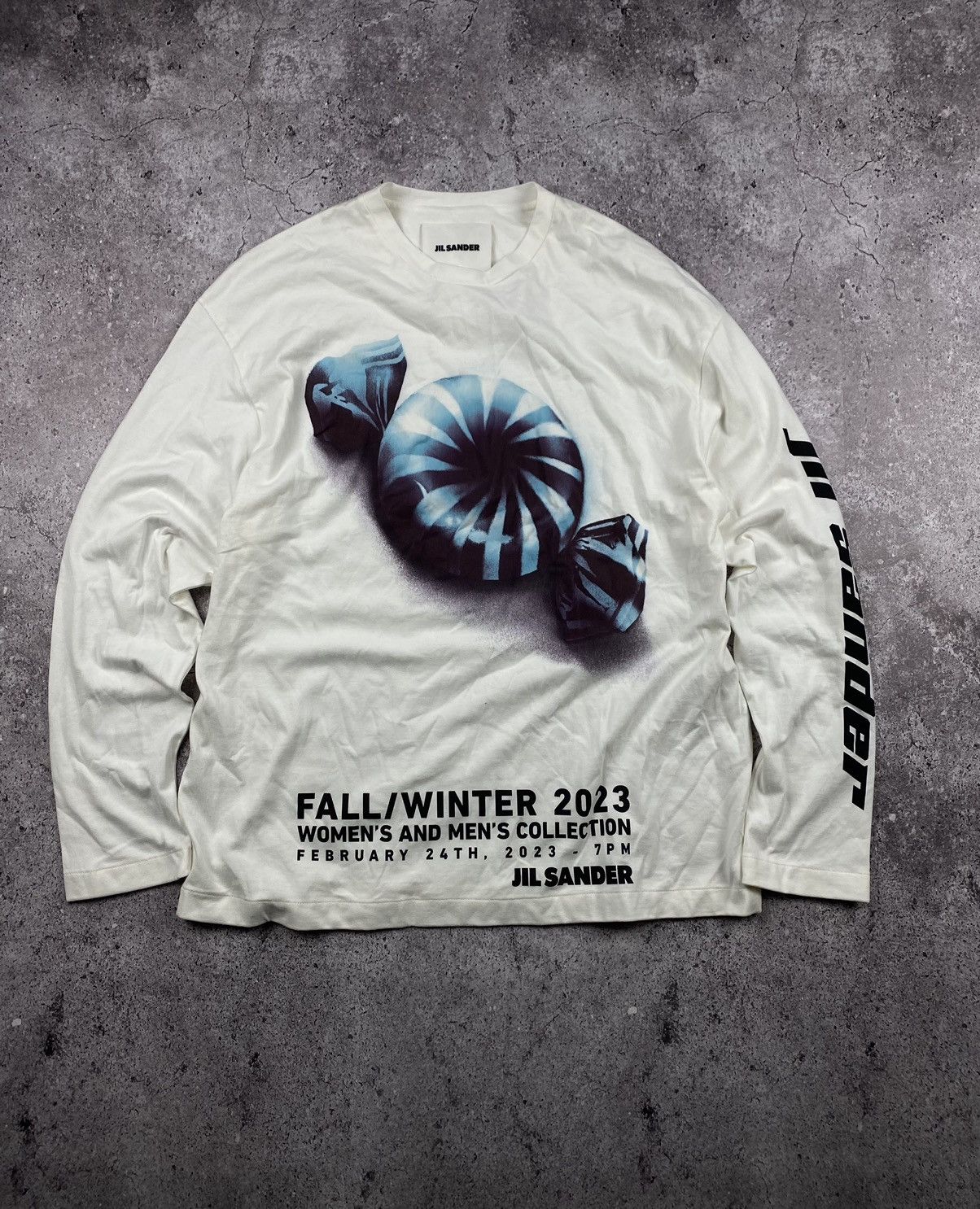 Jil Sander Jil Sander Fall/Winter 2023 graphic print long sleeve Size US L / EU 52-54 / 3 - 1 Thumbnail