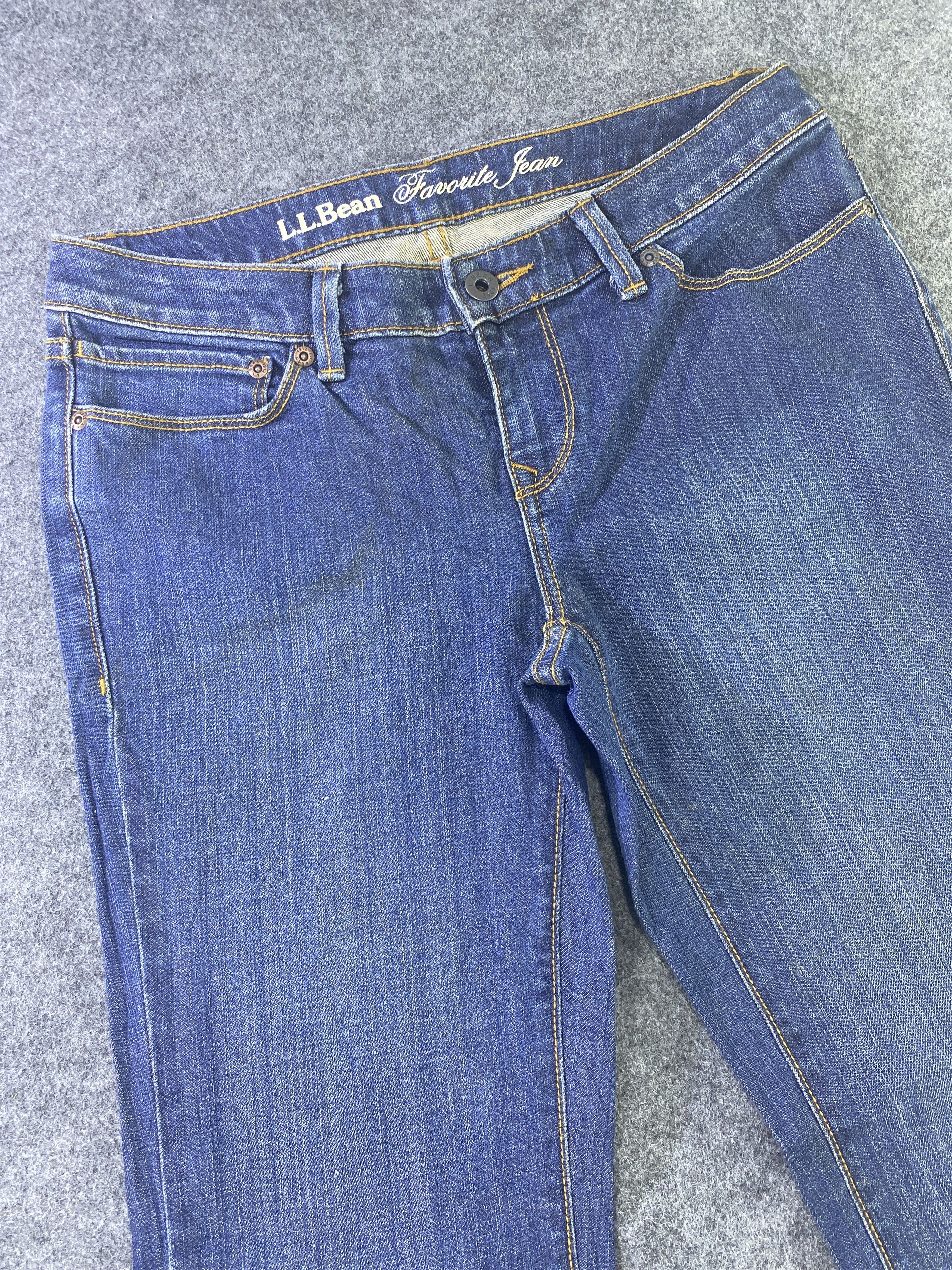 Japanese Brand L.L. Bean Blue Wash Denim - J943 Size 30" / US 8 / IT 44 - 5 Thumbnail