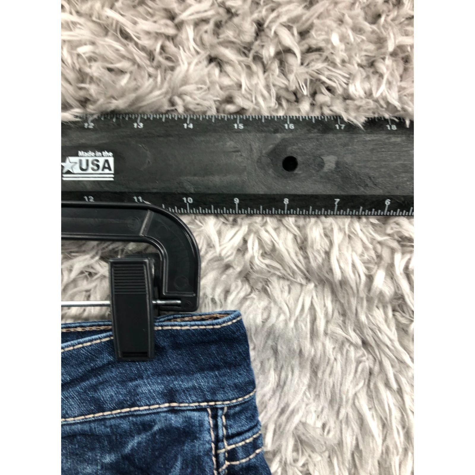 Denime Myth of Jade Jeans Skinny Mid Rise Dark Blue Denim Womens Size 6 Size 28" / US 6 / IT 42 - 2 Thumbnail