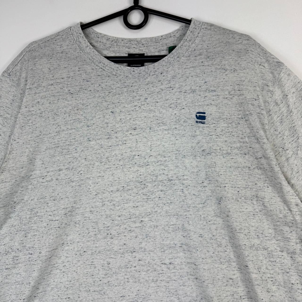 G-Star G-Star RAW Speckled Grey Basic Logo T-Shirt Mens Size XL Size US XL / EU 56 / 4 - 2 Thumbnail