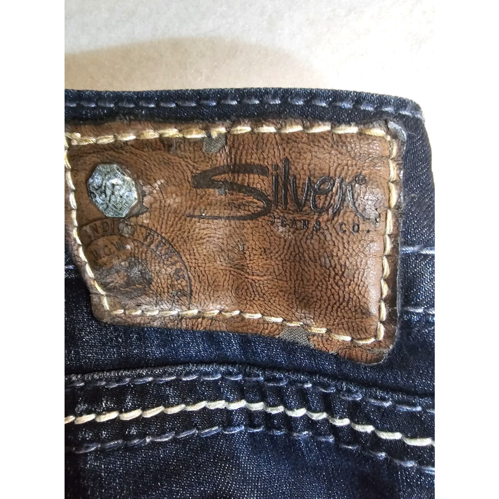 Silver Jeans Co. Silver Jeans Frances Jeans Women W31xL31 Dark Wash Bootcut Mid Stretch Size 24" / US 00 / IT 34 - 5 Thumbnail