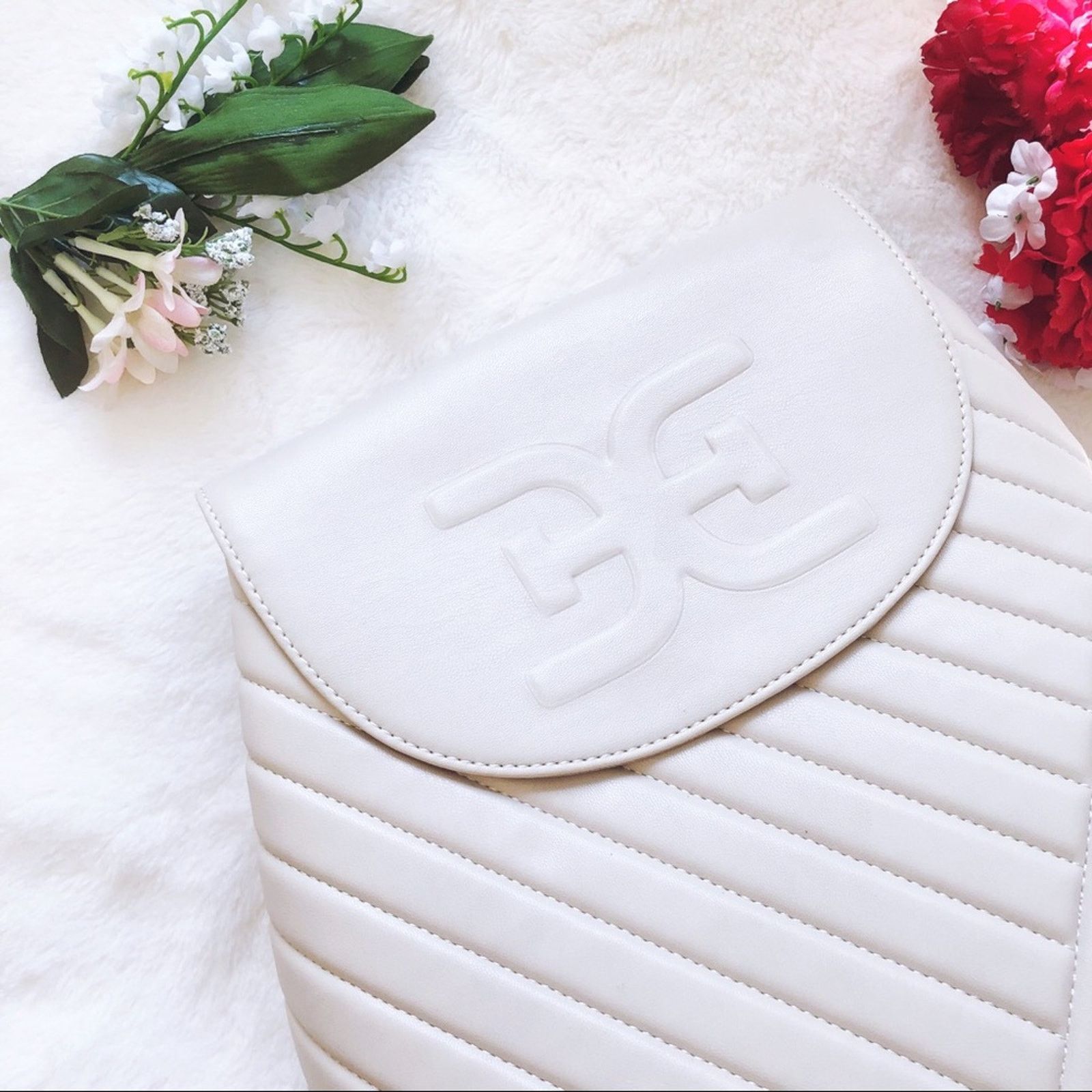 Other Sam Edelman Ivory Quilted Faux Leather Backpack Size ONE SIZE - 5 Thumbnail