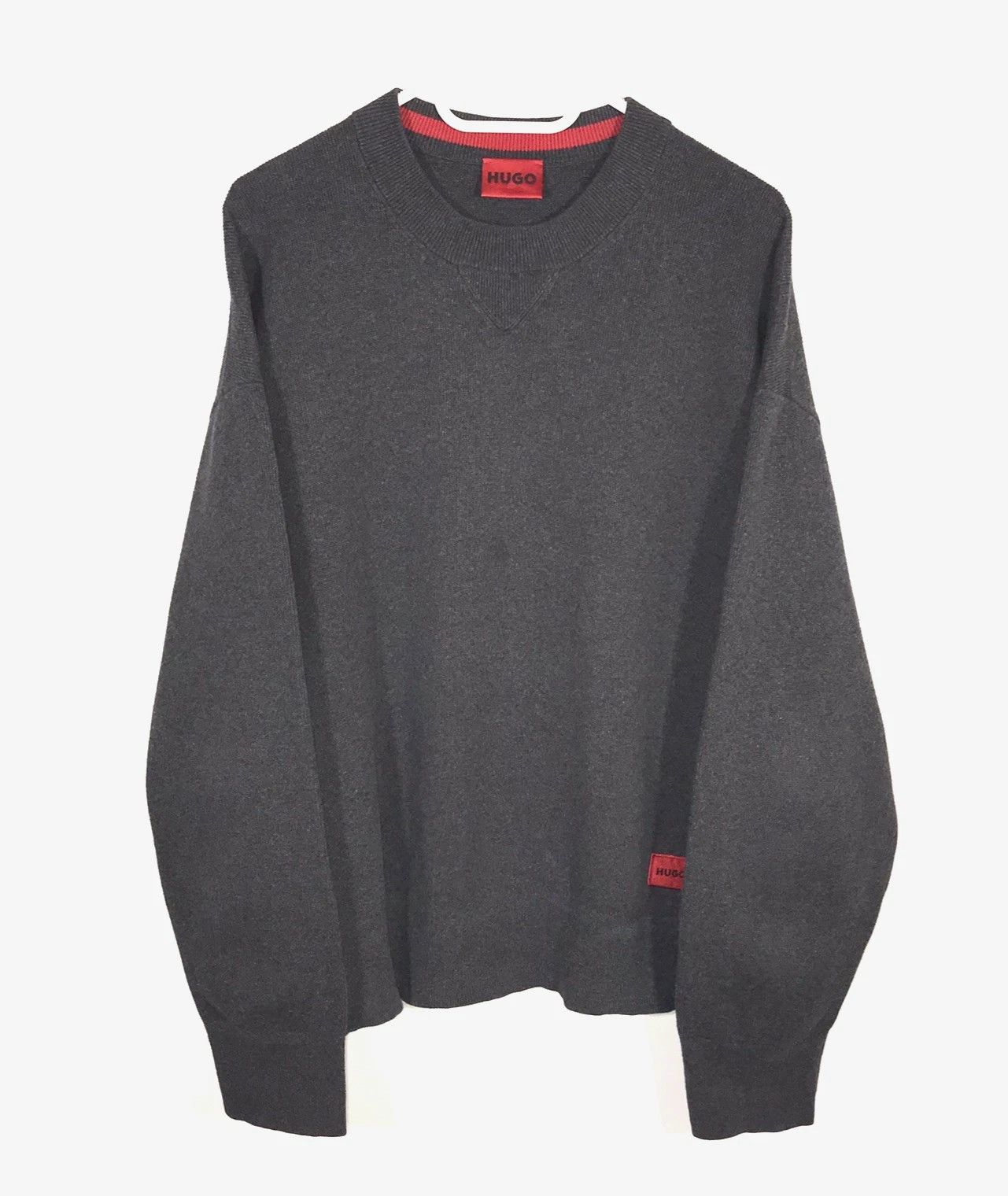 Hugo Boss Hugo Boss Mens Crewneck Sweater Size S Gray Size US S / EU 44-46 / 1 - 4 Thumbnail