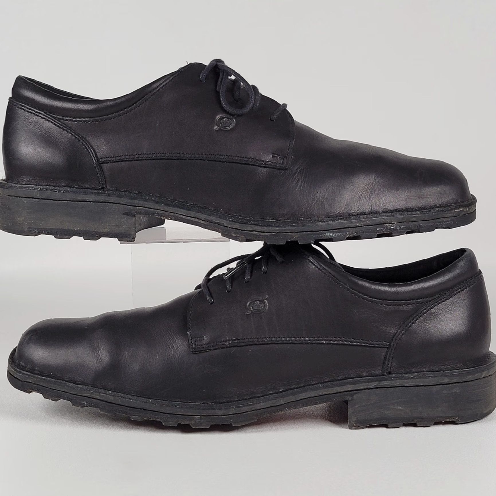 Born Born Fine Black Leather Lace-Up Oxfords US Men's Size US 14 EU 49 Dress Shoes Mens Leather Oxfords Square Toe Lace Up Shoes Men Size US 12 / EU 45 - 5 Thumbnail