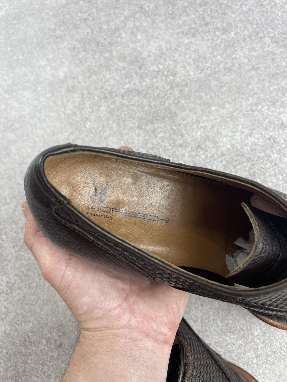 Moreschi Moreschi Leather Brown Derby Classic Shoes Size US 10 / EU 43 - 19 Thumbnail