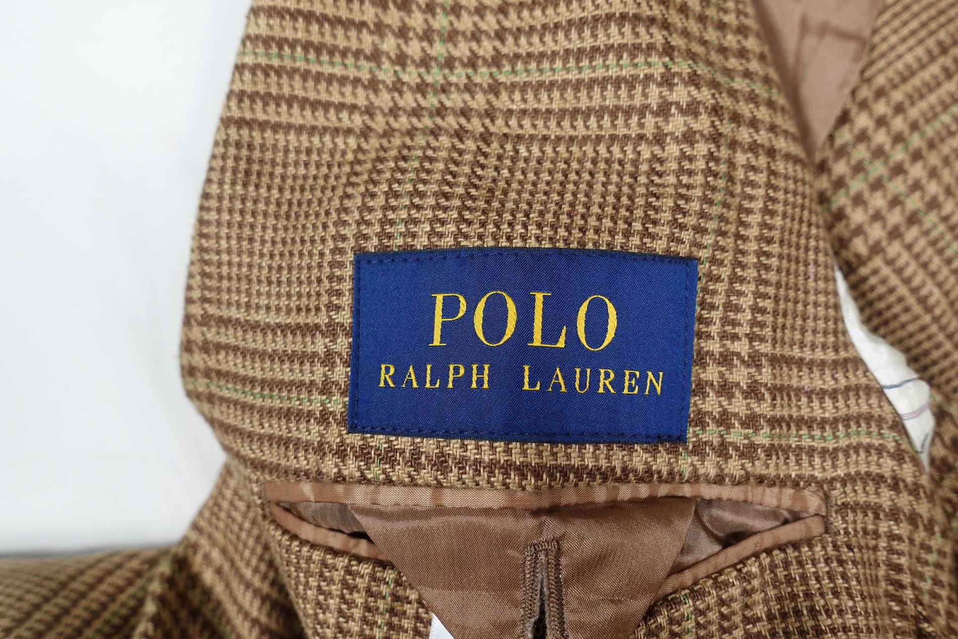 Polo Ralph Lauren Polo Ralph Lauren Blazer Jacket Coat Herringbone Brown 36 Size 36R - 3 Thumbnail