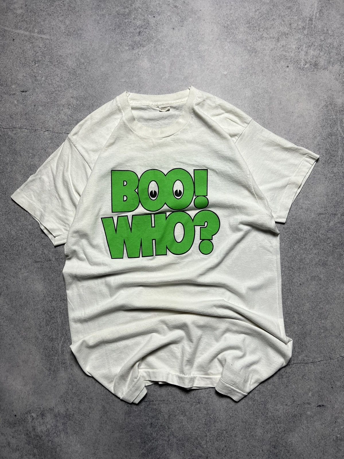 Vintage Vintage BeetleJuice 1988 Boo! Who? Faded Distressed T Shirt Size US M / EU 48-50 / 2 - 1 Thumbnail