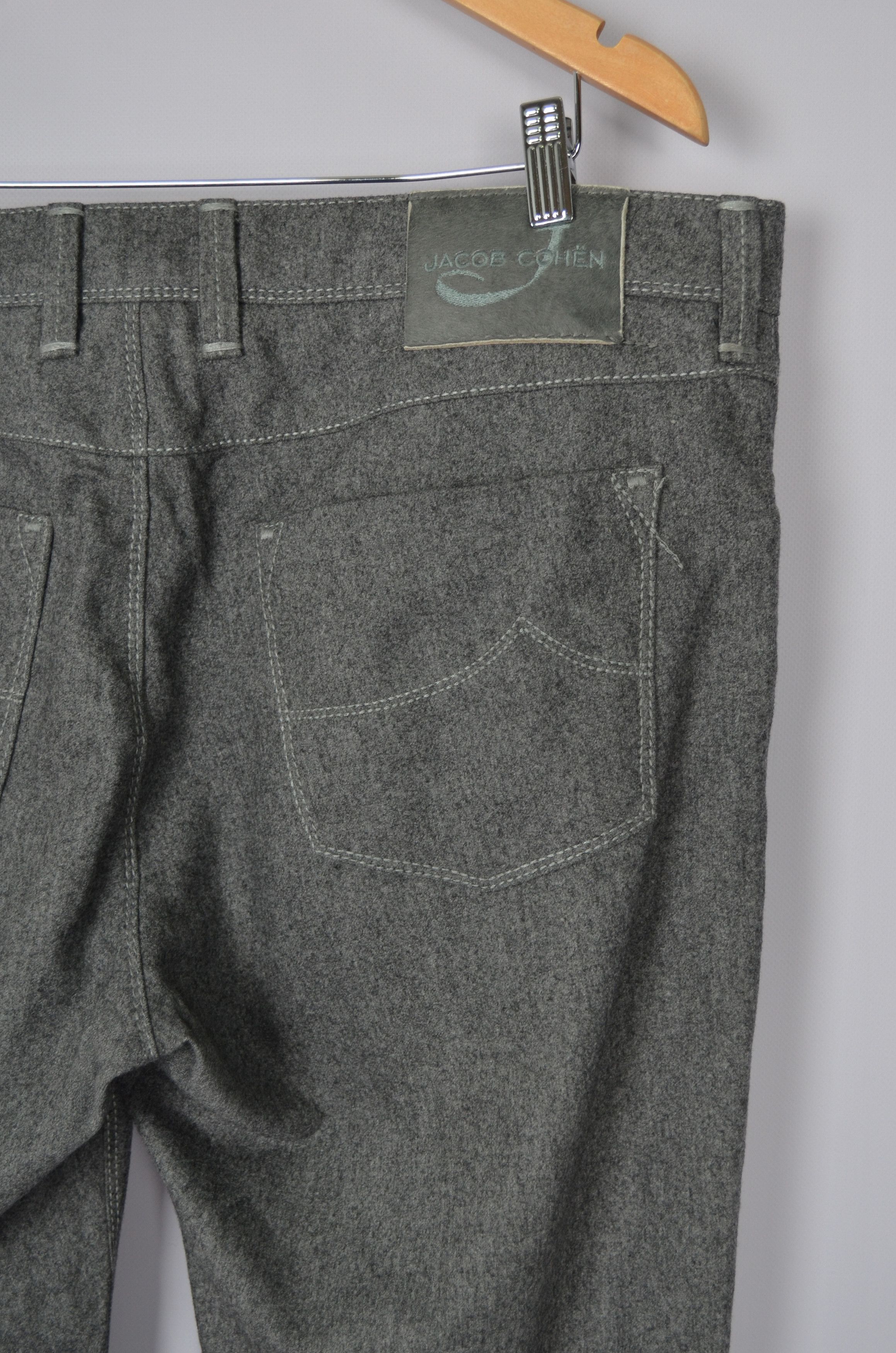 Designer × Jacob Cohen Jacob Cohen Vitale Barberis Canonico 688 Wool Pants W37 L32 Size US 37 - 8 Thumbnail