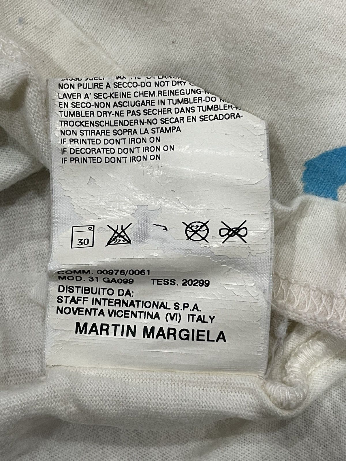 Maison Margiela Martin Margiela Tshirt Size S / US 4 / IT 40 - 6 Thumbnail