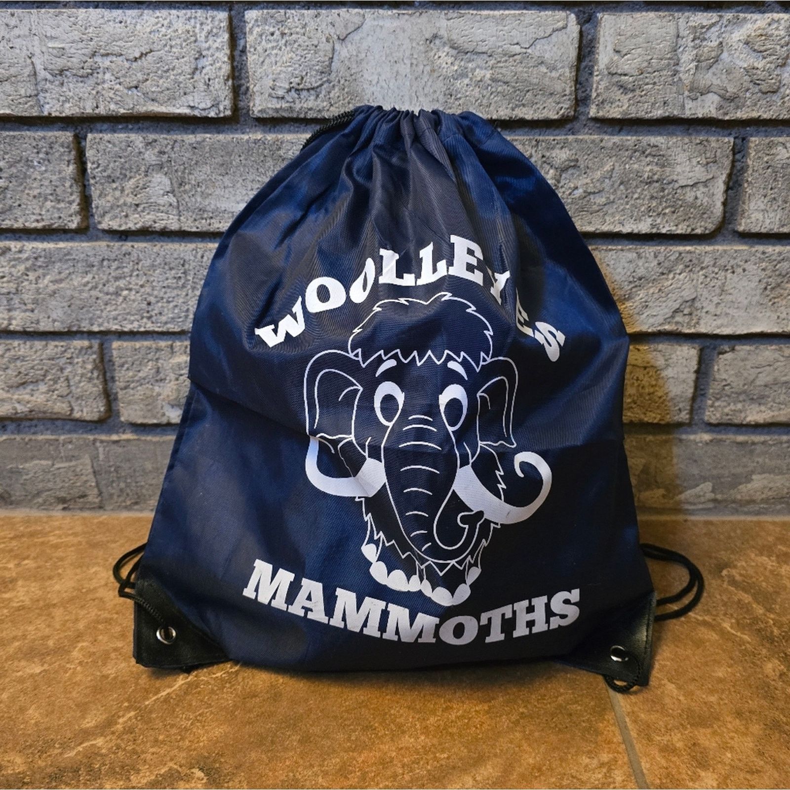 Other Navy Woolley Mammoths Drawstring Storage Bag Size ONE SIZE - 1 Thumbnail