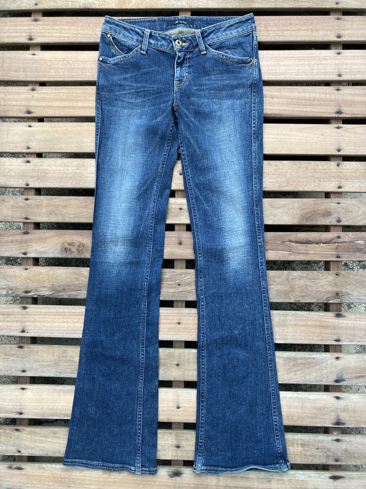 Johnbull Johnbull Blue Japan Flare Jeans Size 28" / US 6 / IT 42 - 2 Thumbnail