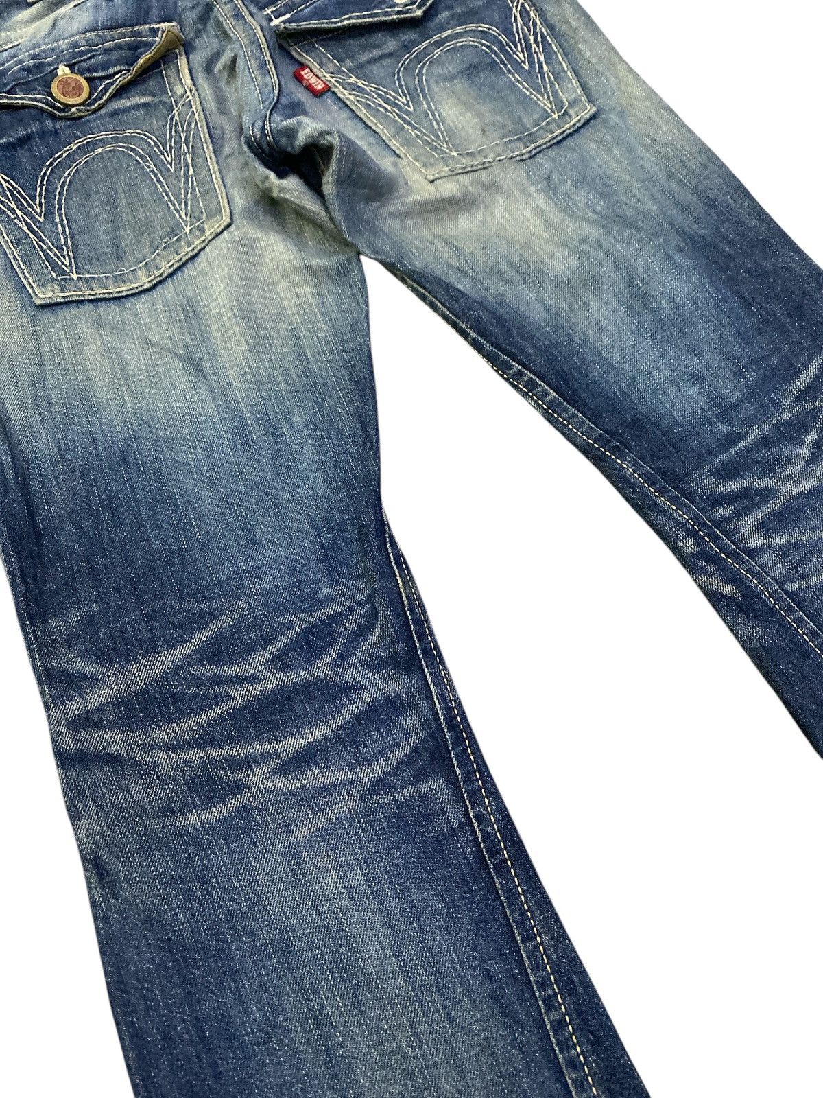 Edwin × If Six Was Nine Vintage Edwin Blue Trip Flared Denim Size US 33 - 5 Thumbnail