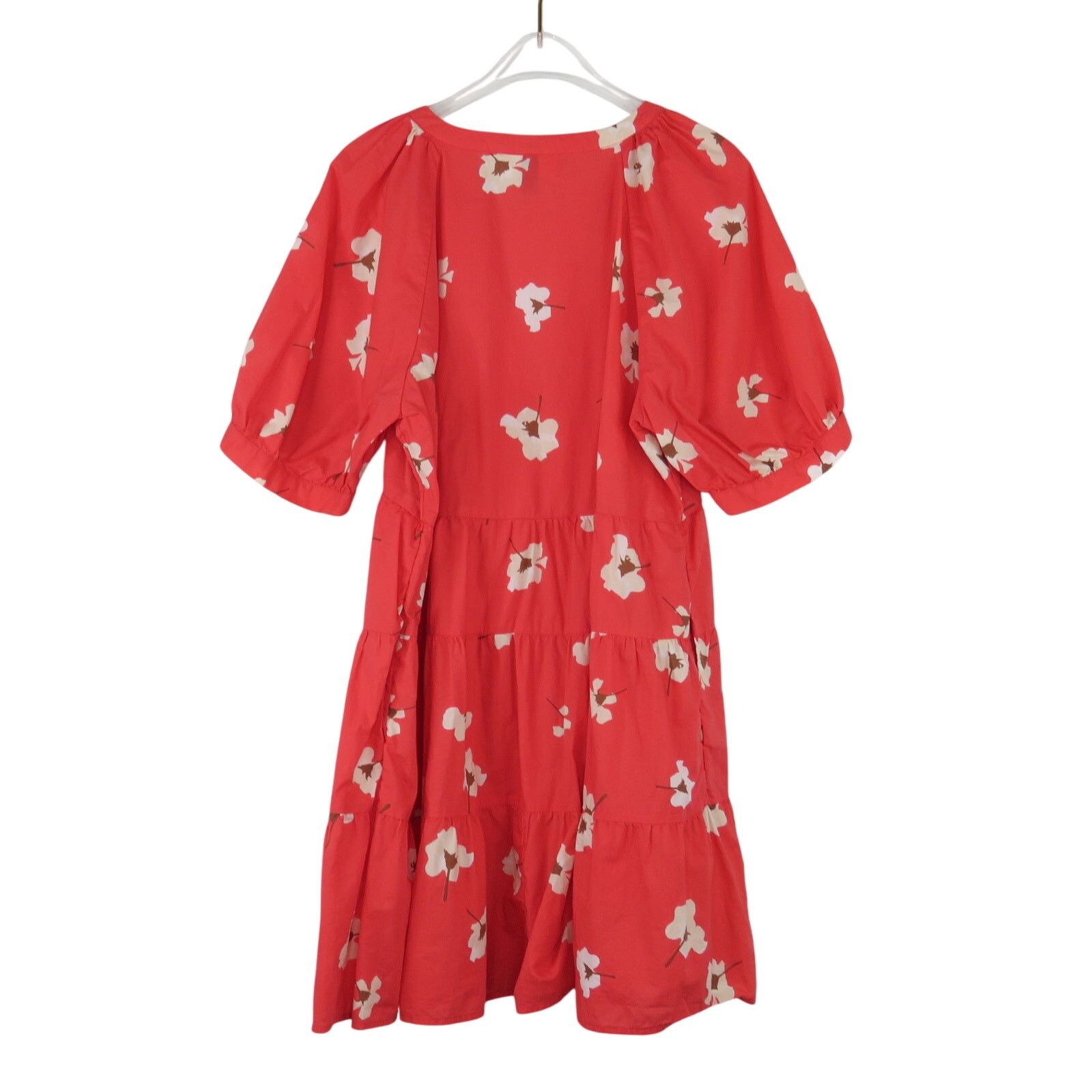 Target Basics Universal Thread Pink Floral Puff Sleeve Mini Dress Medium Size M / US 6-8 / IT 42-44 - 3 Thumbnail