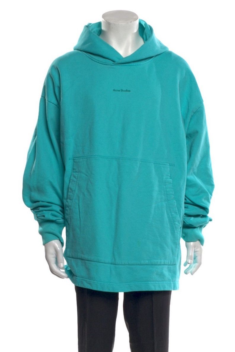 Acne Studios Teal Acne Studios Hoodie Size US XXL / EU 58 / 5 - 1 Thumbnail
